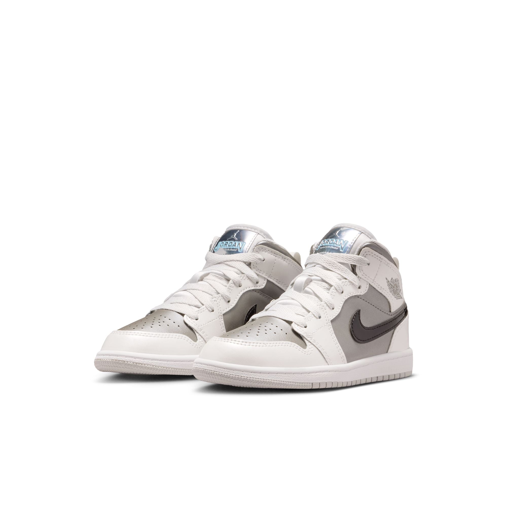 KIDS JORDAN 1 MID SE PS (PHOTON DUST/BLUE CHILL/FLAT PEWTER/BLACK)