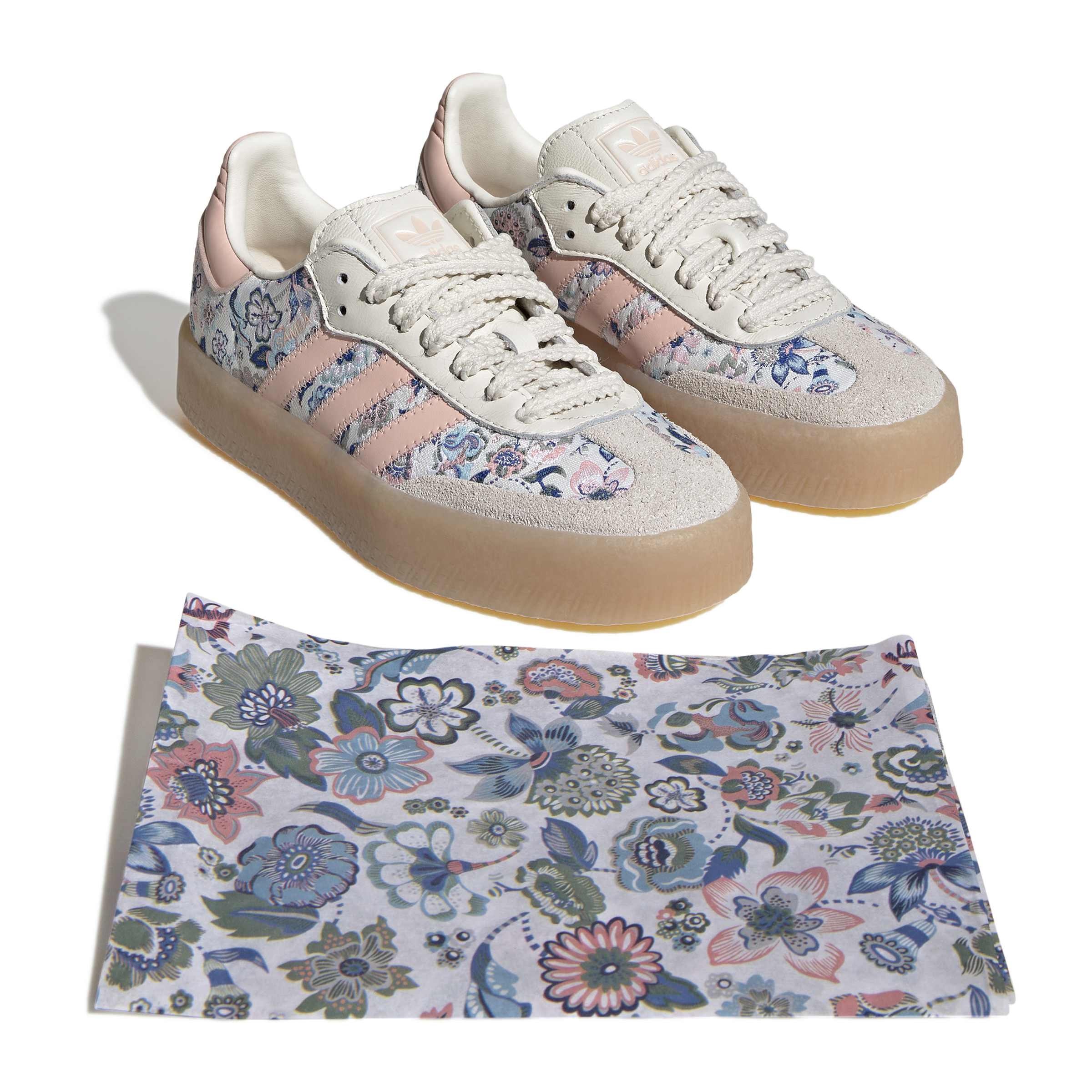 KIDS ADIDAS SAMBAE J X LIBERTY LONDON (PINK)