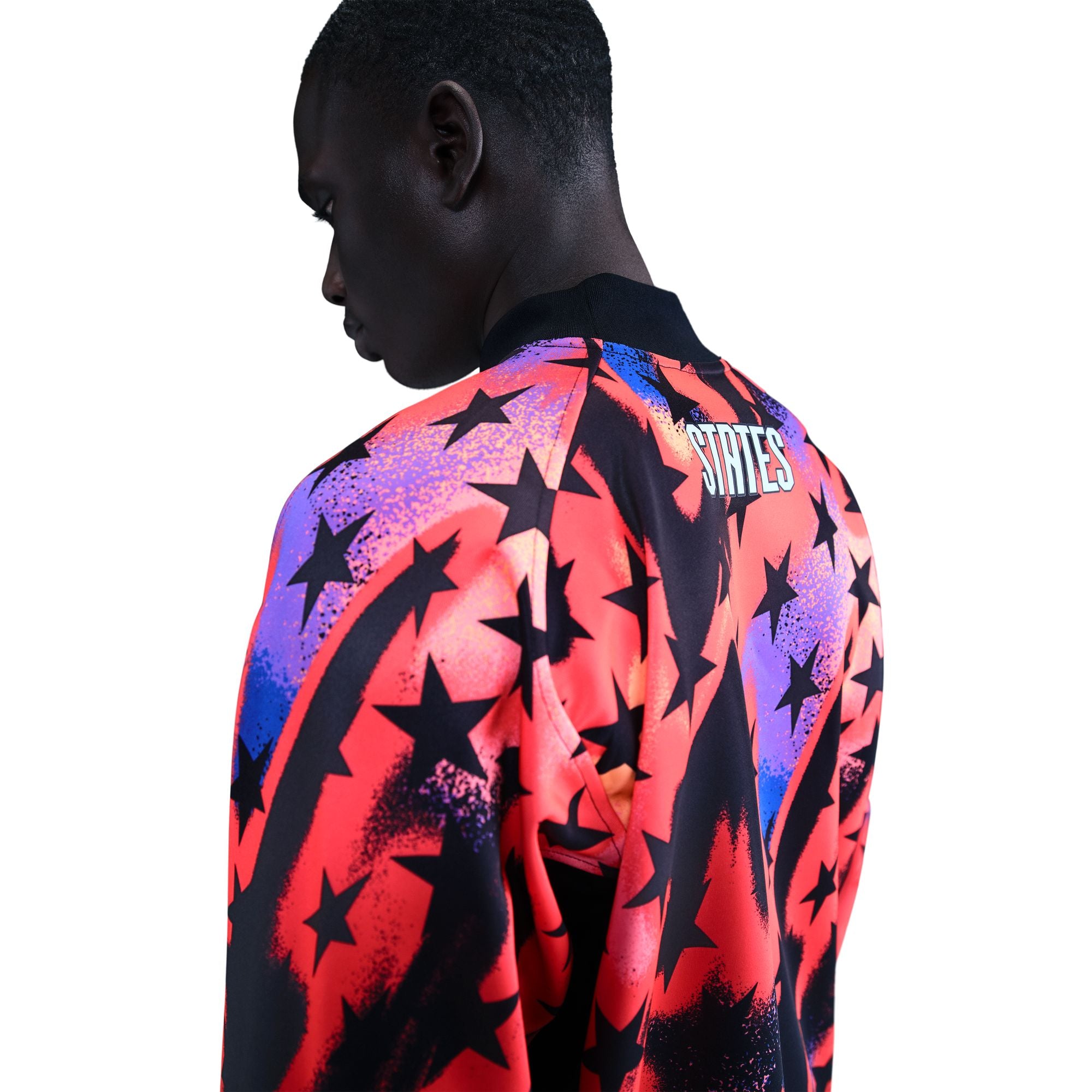 MENS NIKE USA AU GOALKEEPER SHIRT (BLACK/BRIGHT CRIMSON)