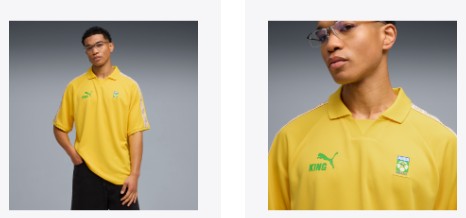 MENS PUMA KING FANPACK JERSEY BRAZIL (PELÉ YELLOW-PUMA GREEN-PUMA BLACK)