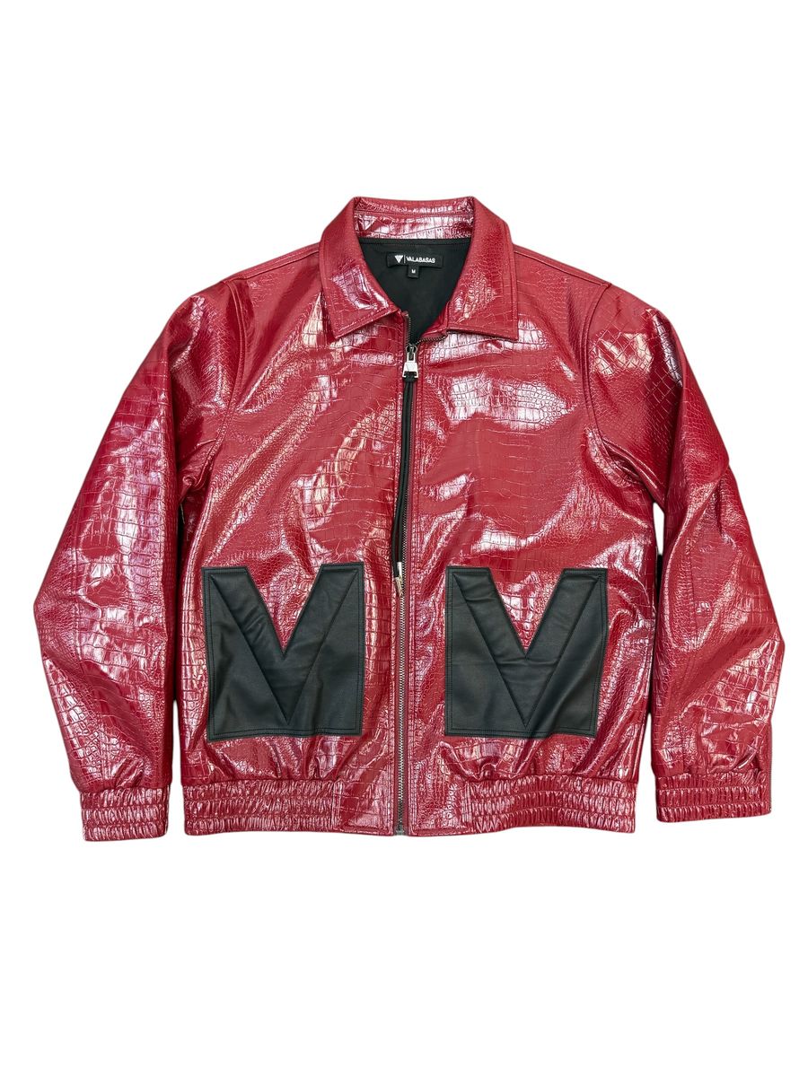 MENS VALABASAS SMOOTH CRIMINAL JACKET (RED)