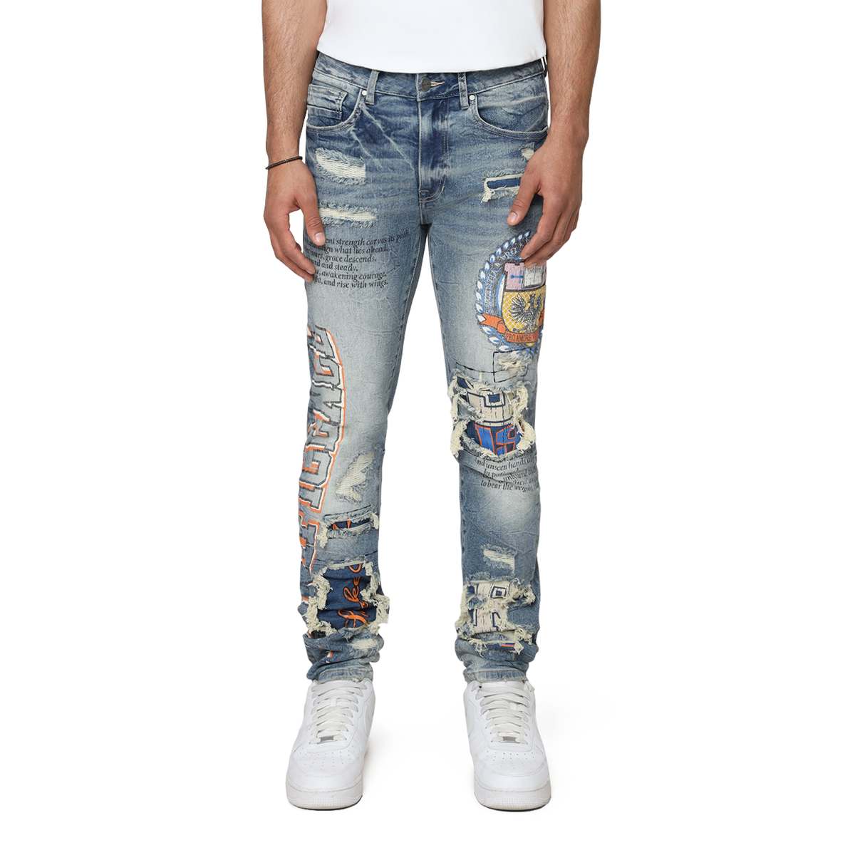 MENS SMOKE RISE MAGNIFICENCE JEAN (HEARST BLUE)