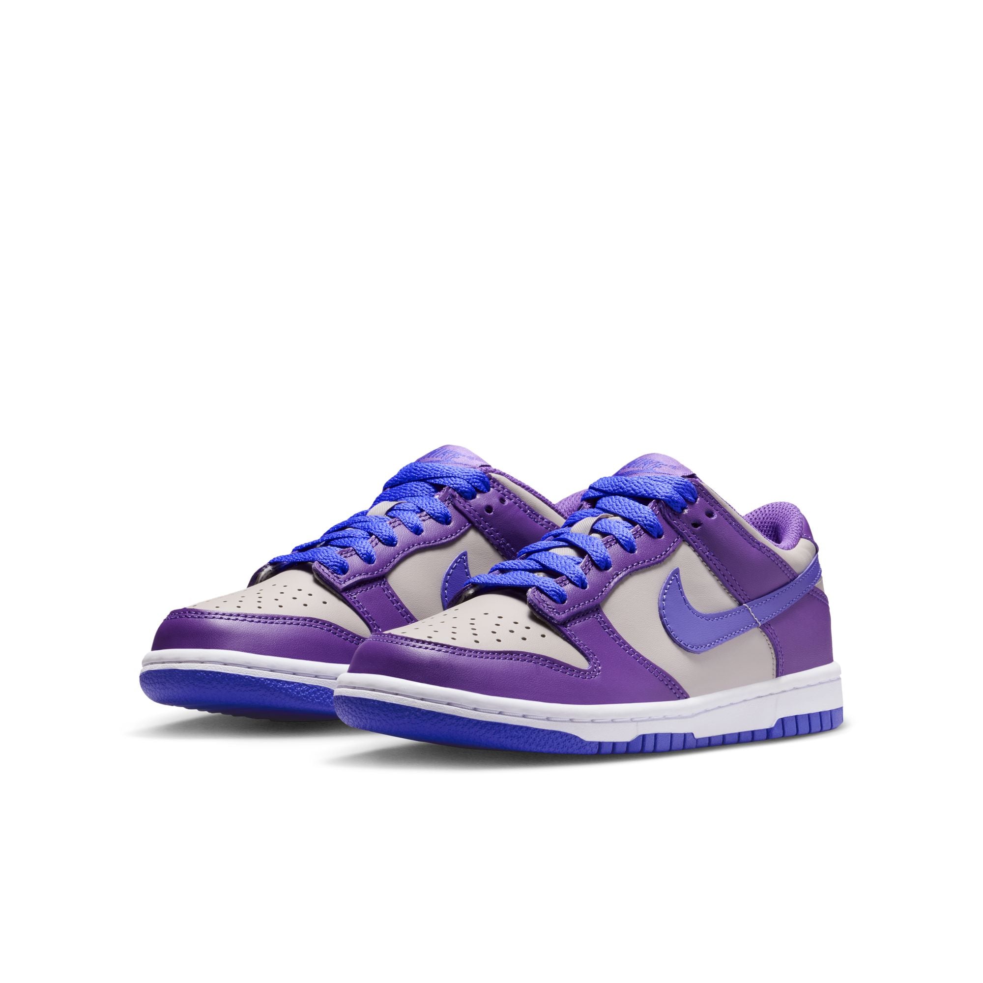KIDS NIKE DUNK LOW GS (COLLEGE GREY/PERSIAN VIOLET/WILD GRAPE)