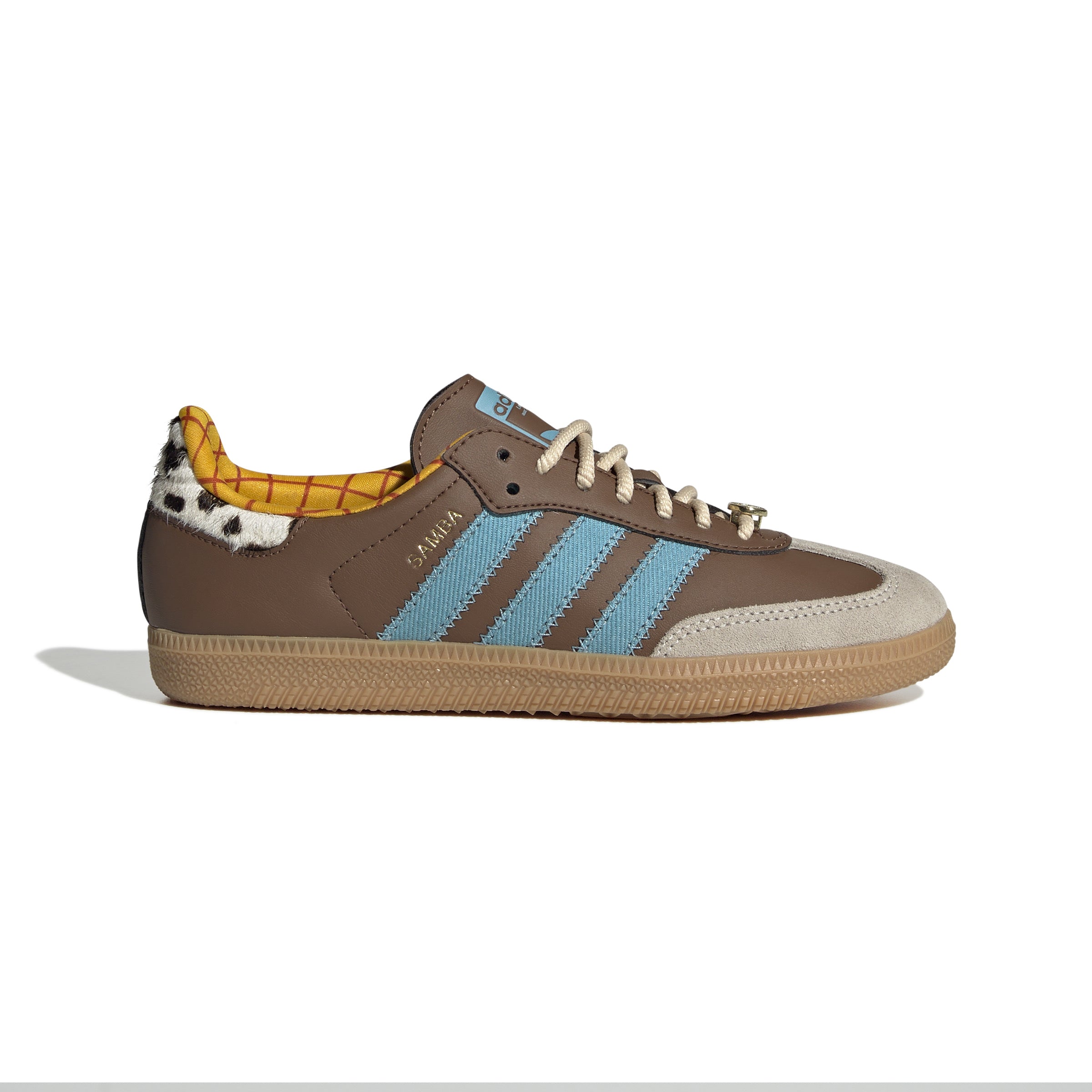 KIDS ADIDAS DISNEY PIXAR TOY STORY SAMBA OG J (PRELOVED BROWN / PRELOVED BLUE / ALUMINA)