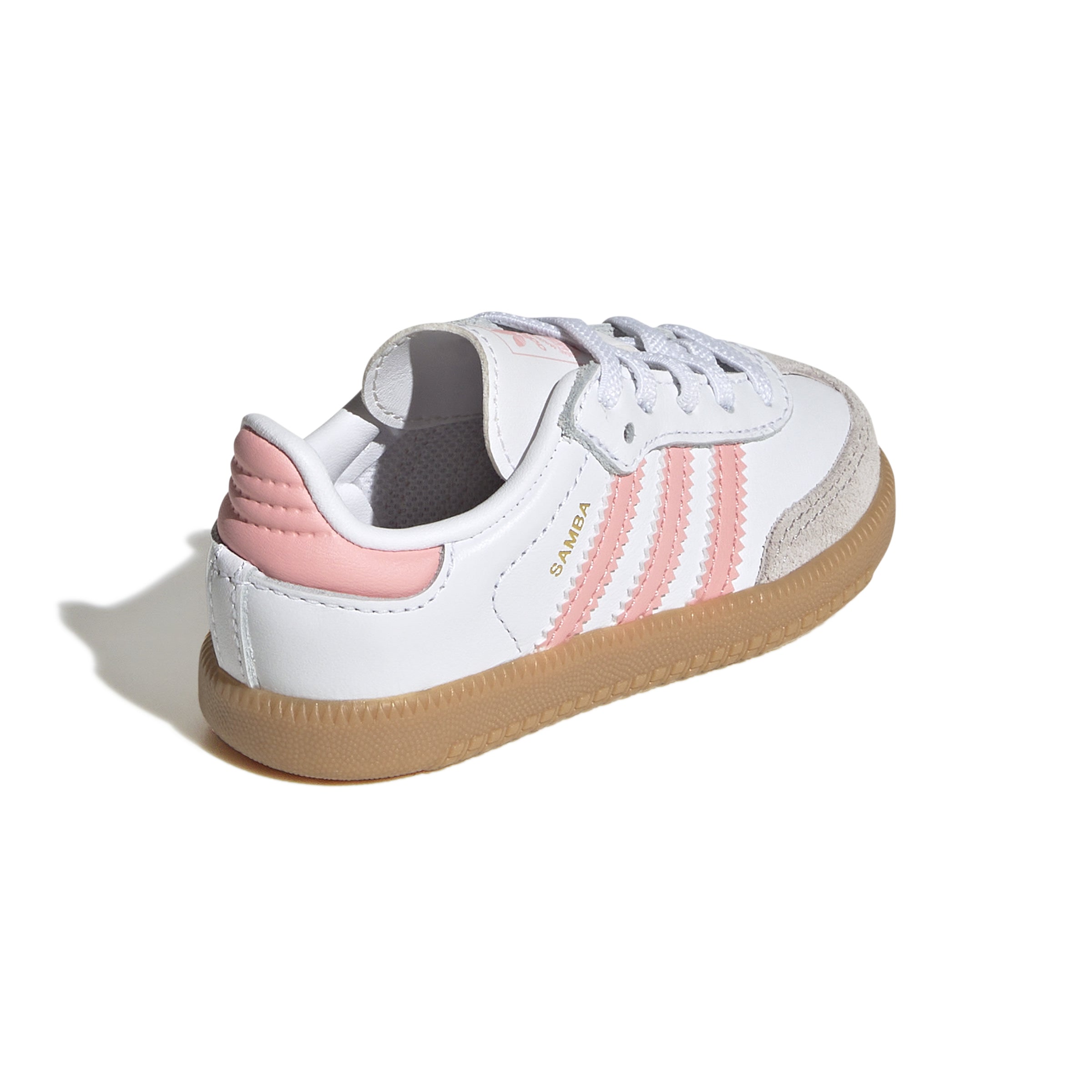 KIDS ADIDAS SAMBA OG EL I (CLOUD WHITE / SEMI PINK SPARK / GUM)