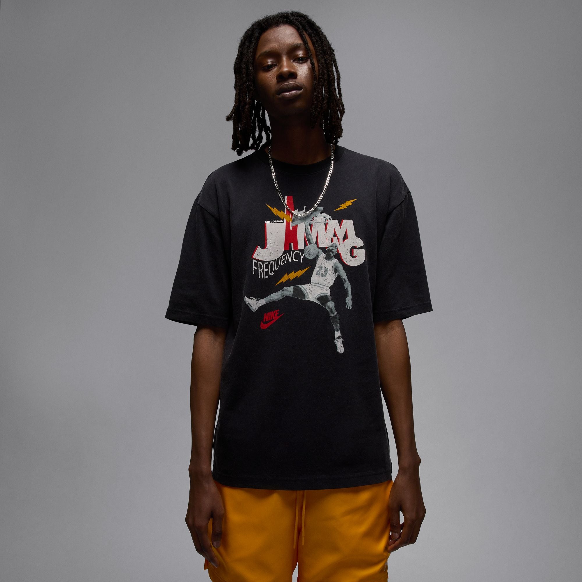 MENS JORDAN BRAND JAM 85 SS SHIRT (BLACK)