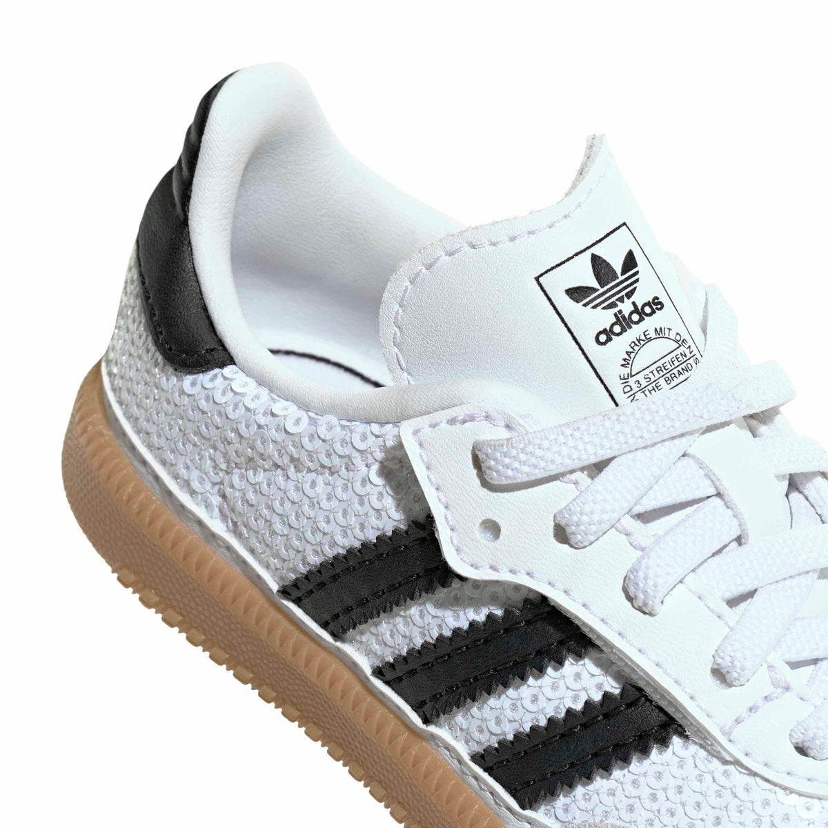 KIDS ADIDAS SAMBA OG CF EL I (WHITE/CORE BLACK/GREY ONE)