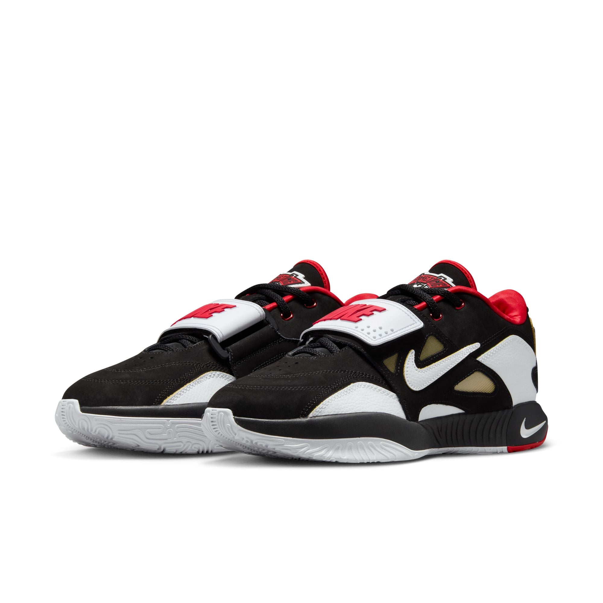 MENS NIKE LEBRON 21 PRIME 93 (BLACK/WHITE/FIRE RED/METALLIC GOLD)