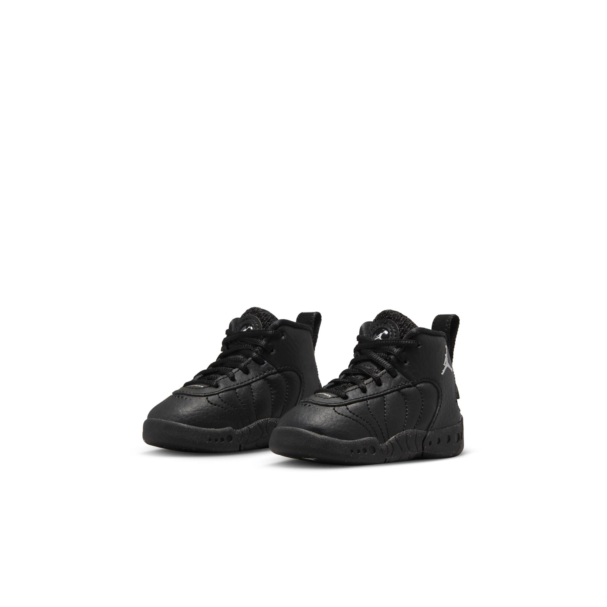 KIDS JORDAN JUMPMAN PRO TD (BLACK/WHITE/METALLIC SILVER)