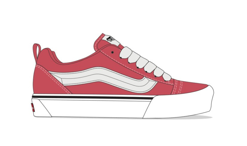 MENS VANS KNU SKOOL (CRIMSON HAZE)