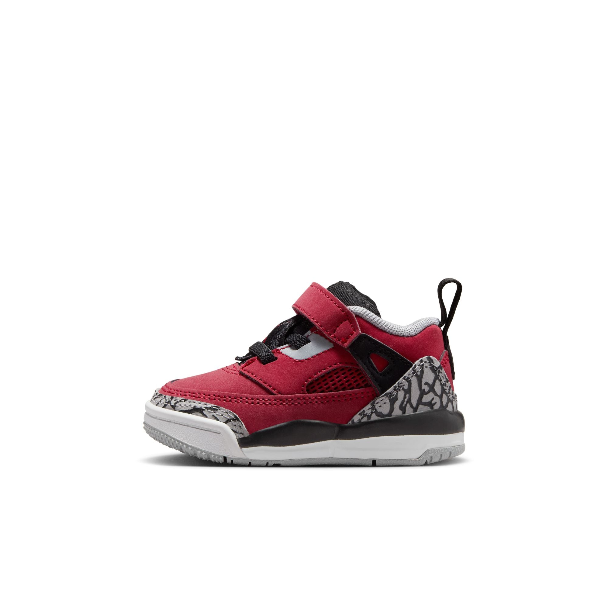 KIDS JORDAN SPIZIKE LOW TD GYM RED BLACK WOLF GREY