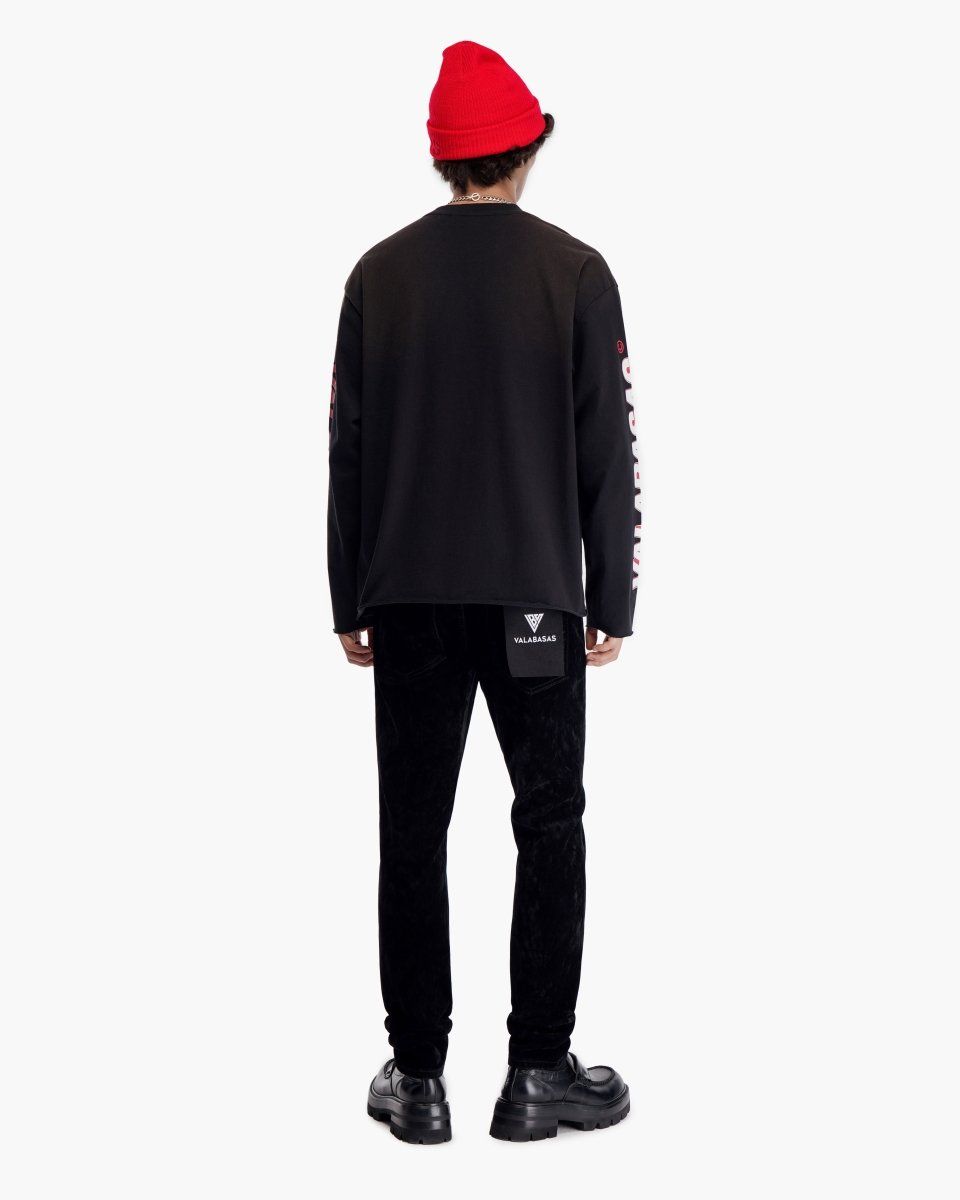 MENS VALABASAS MUMMY LONG SLEEVE SHIRT (VINTAGE BLACK)