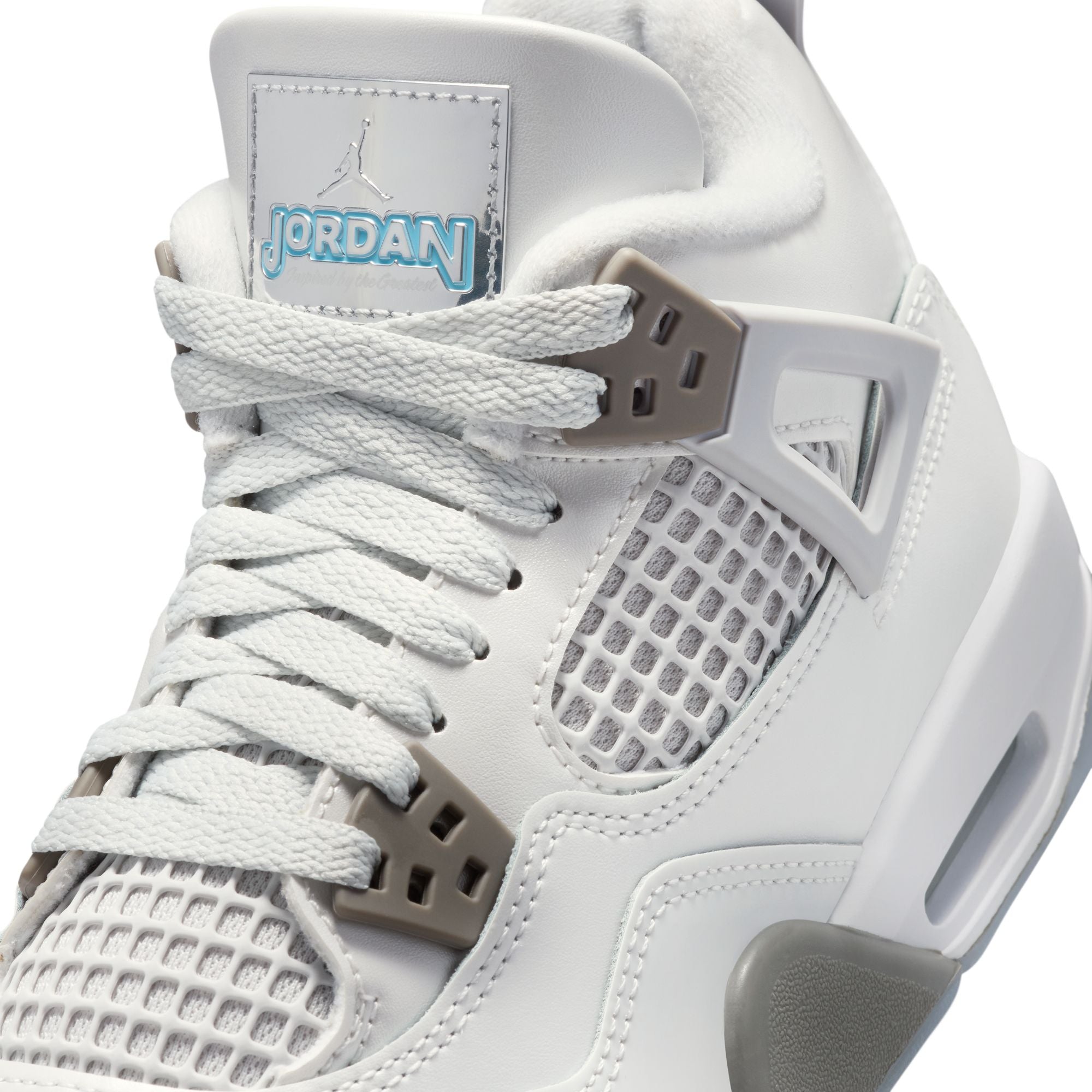 KIDS AIR JORDAN 4 RETRO GS (BLUE CHILL)