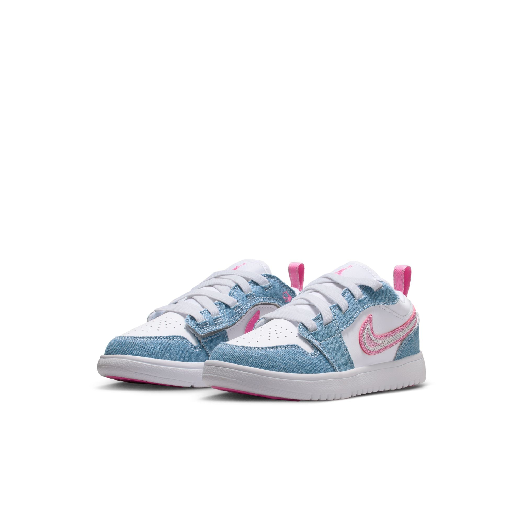 KIDS JORDAN 1 LOW ALT SE PS (COBALT BLISS/PINK GLOW/WHITE)