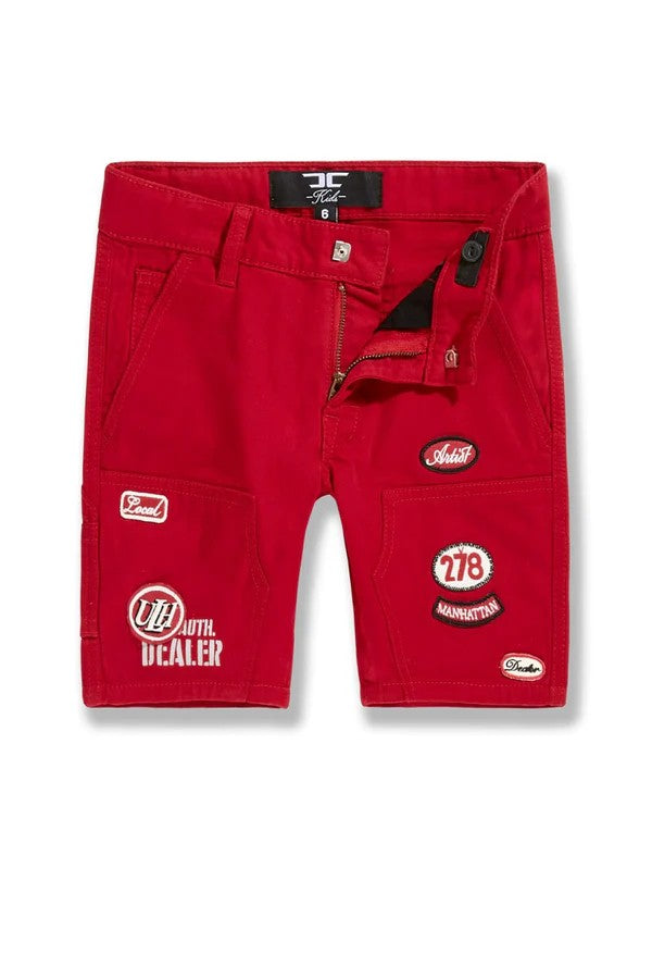 KIDS JORDAN CRAIG THE RE-UP SHORTS (RED)