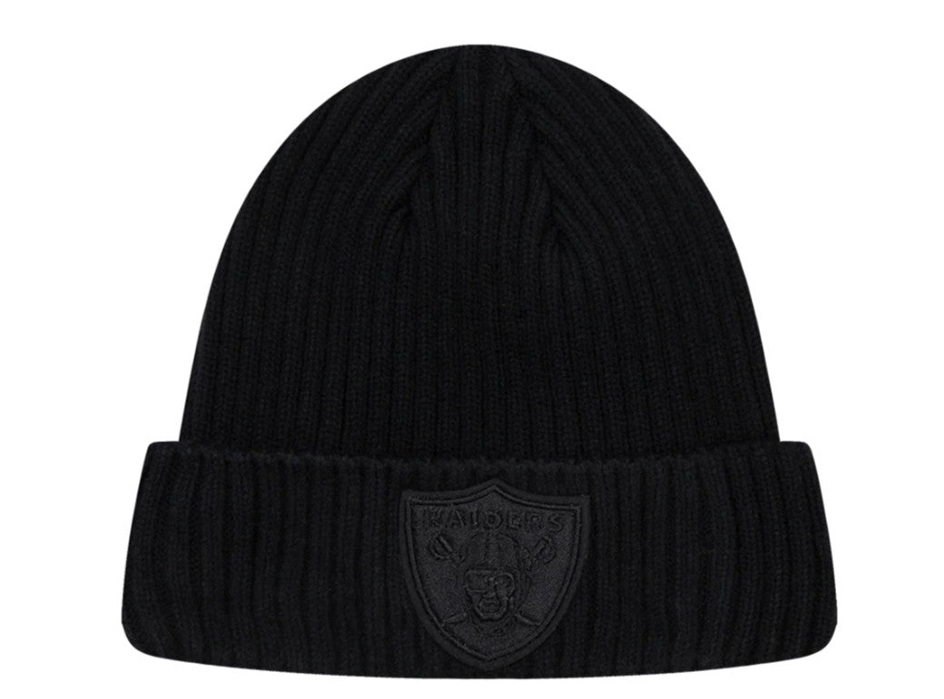 PRO STANDARD LAS VEGAS RAIDERS NEUTRAL BEANIE (BLACK)