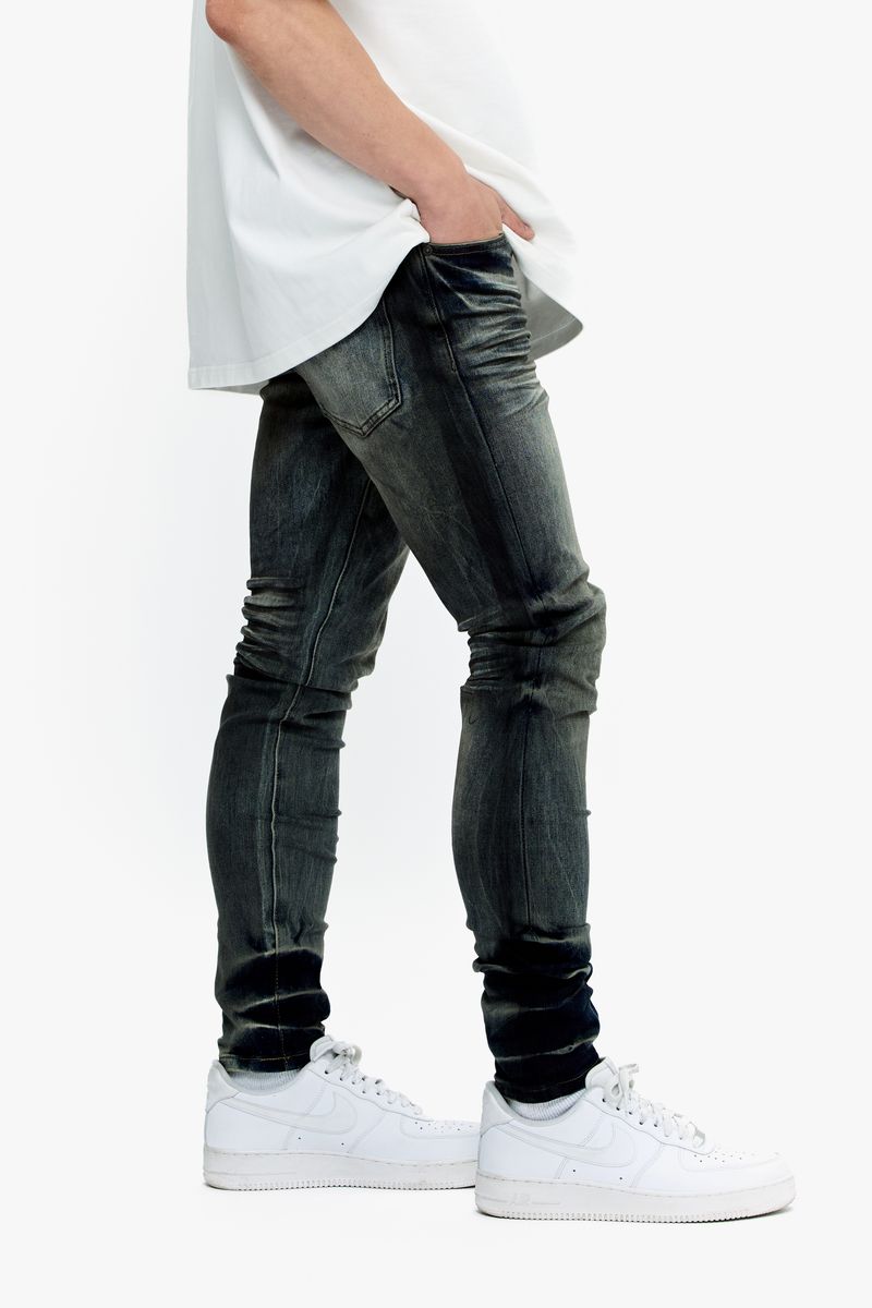 MENS VALABASAS "MR.FLEX" JEAN (STONE GREY)