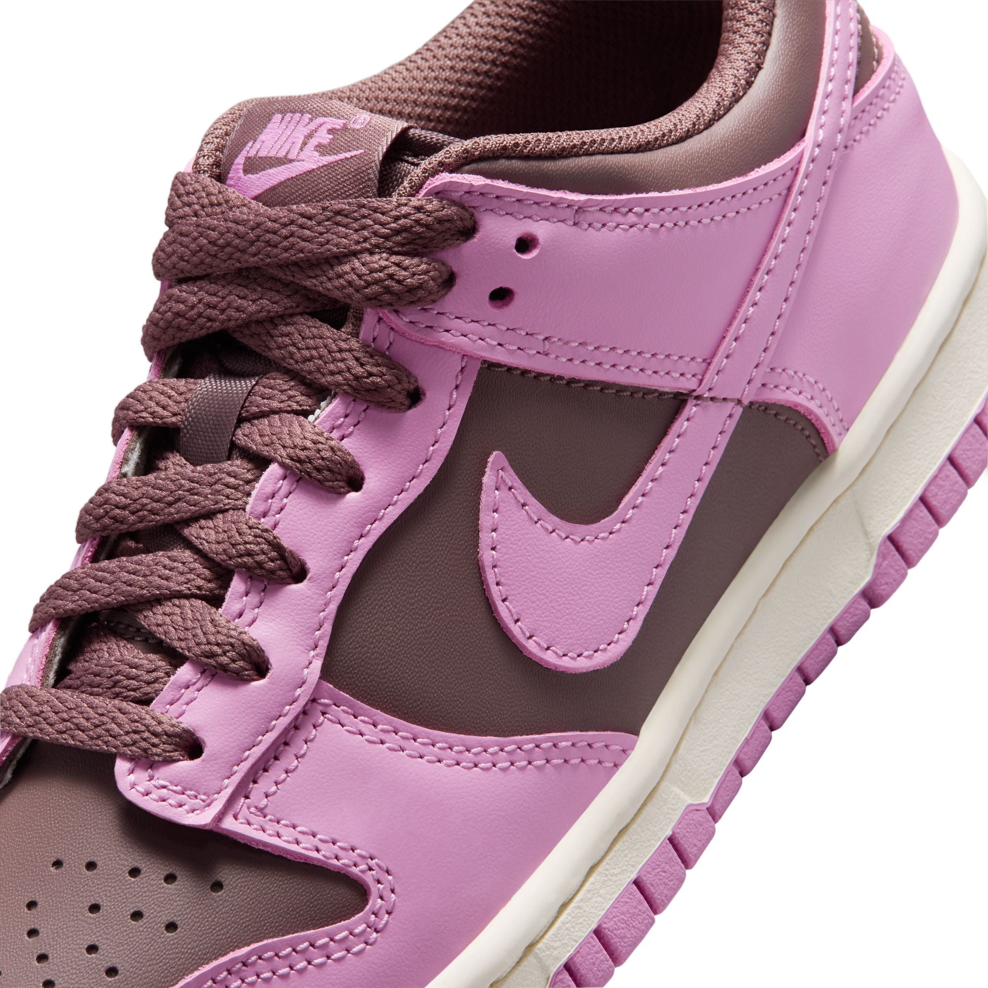 KIDS NIKE DUNK LOW GS (TATTOO/LT MAGENTA/PALE IVORY)