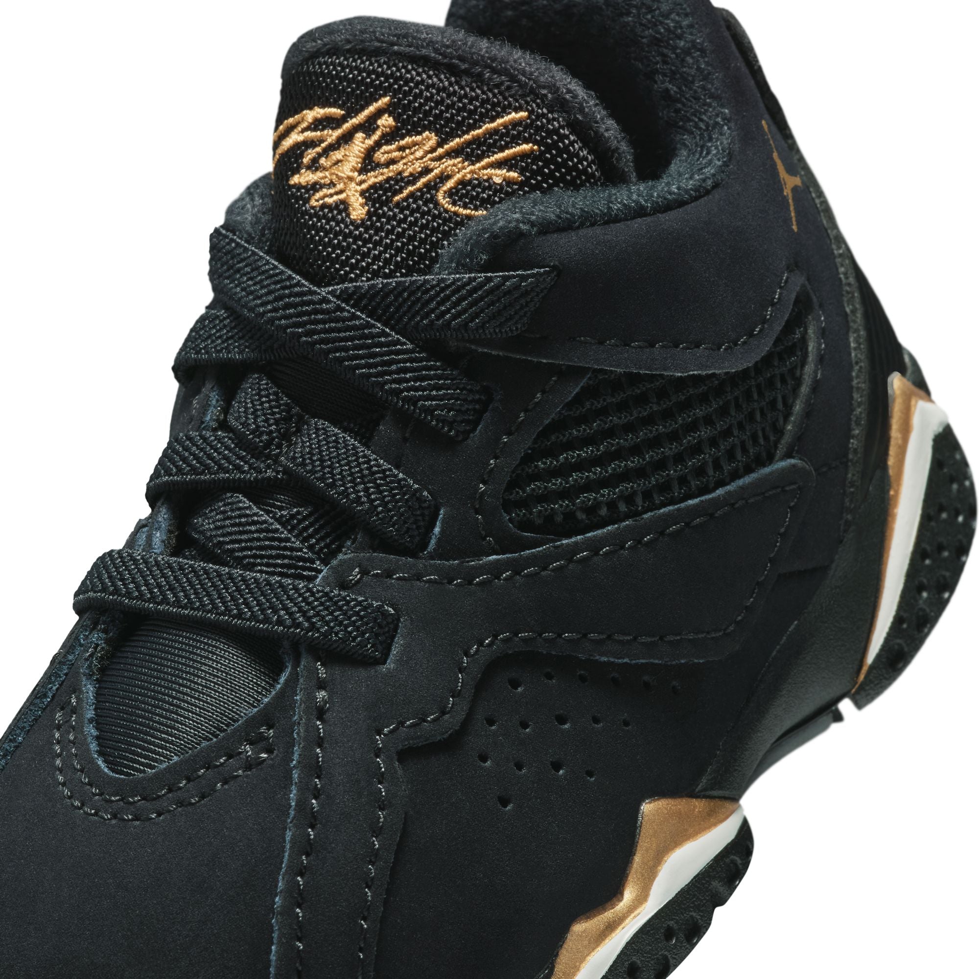 KIDS JORDAN MVP 92 TD (BLACK/METALLIC GOLD/SAIL)