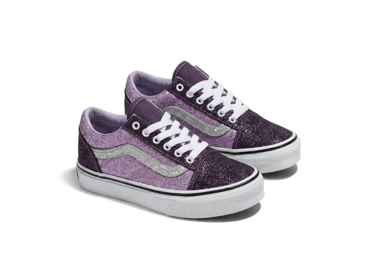 KIDS VANS OLD SKOOL J (GLITTER PURPLE)