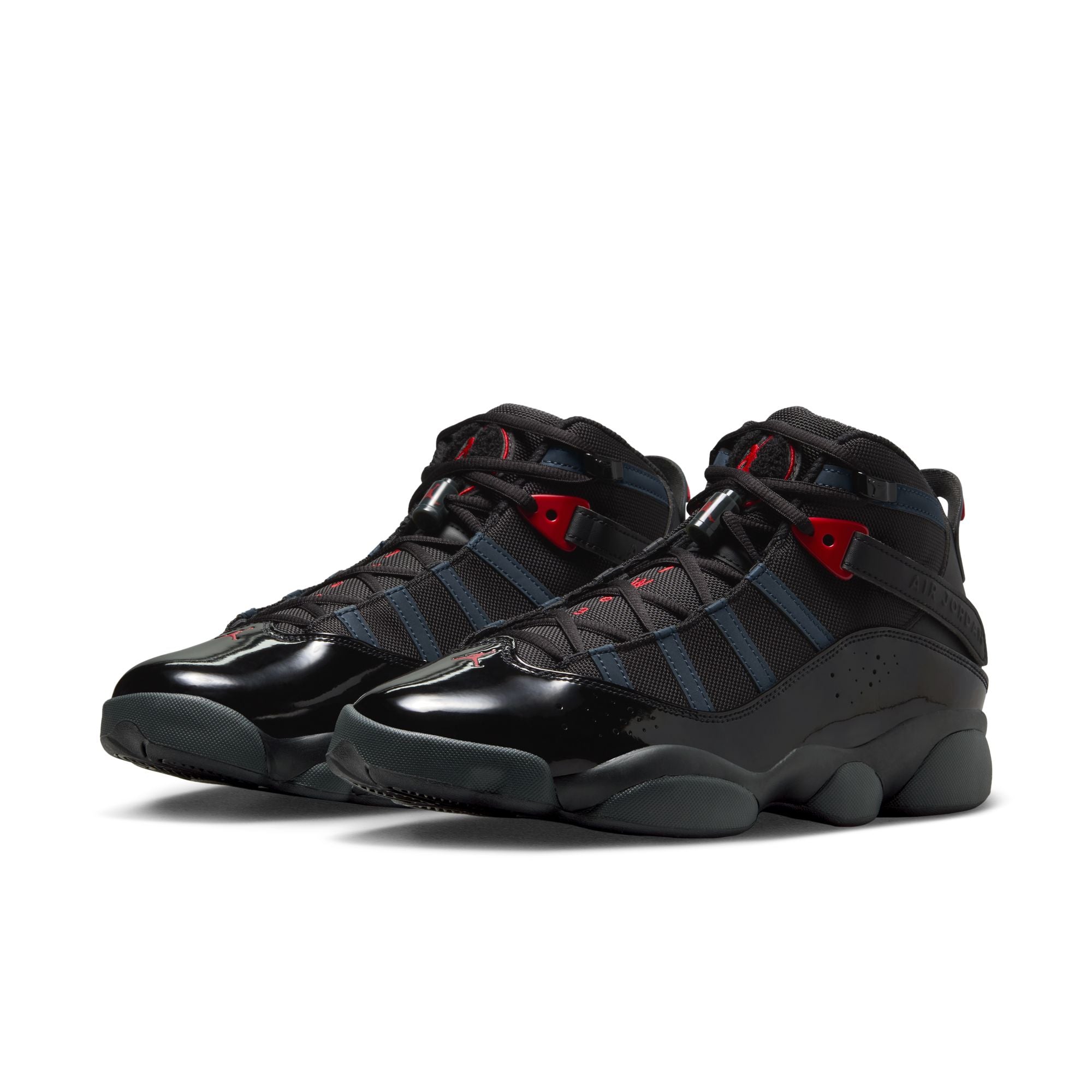 MENS JORDAN 6 RINGS (BLACK/FIRE RED/ANTHRACITE)