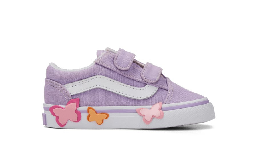 TODDLER VANS OLD SKOOL V BUTTERFLY (SOFT ORCHID)
