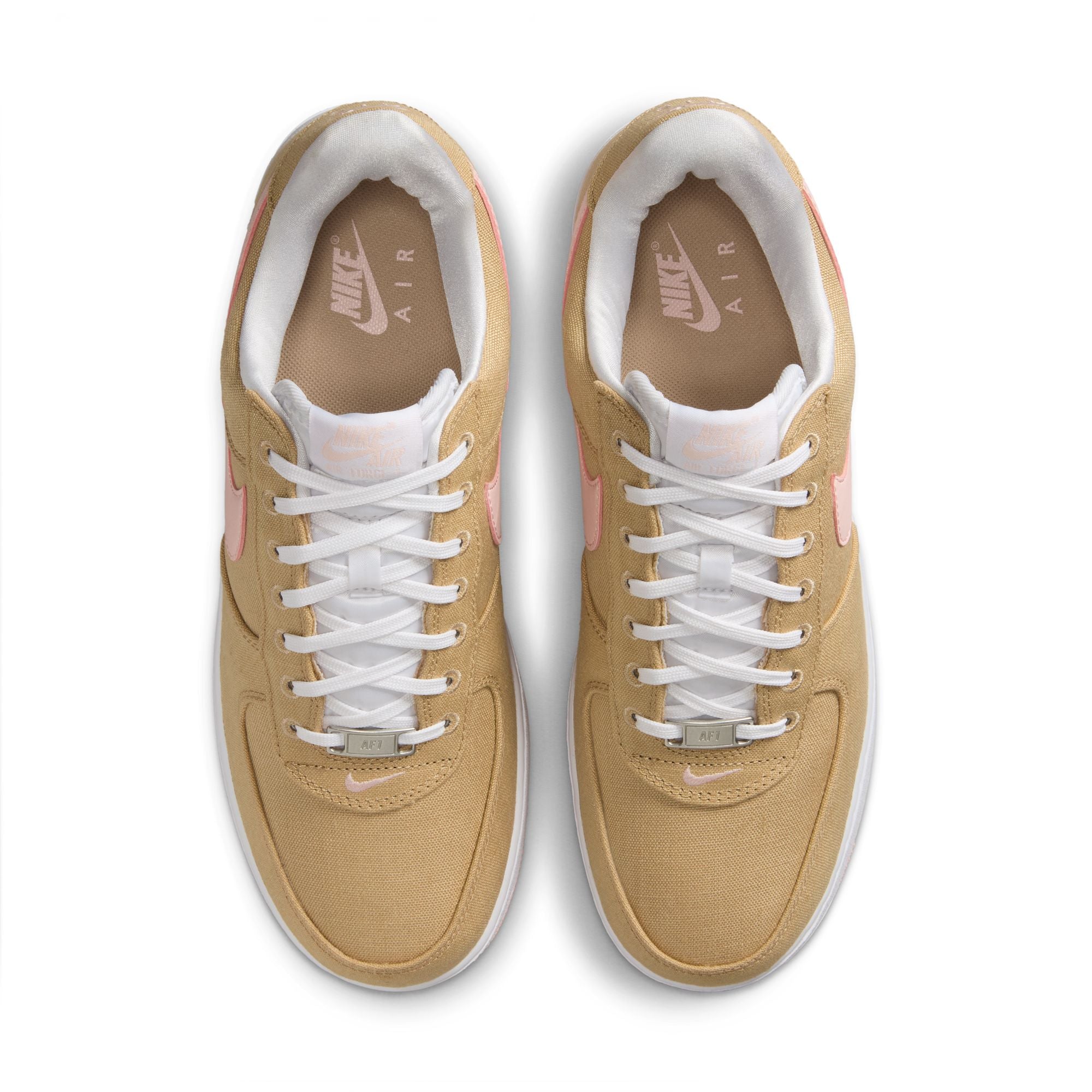MENS NIKE AIR FORCE 1 RETRO LOW QS (LINEN LINEN)