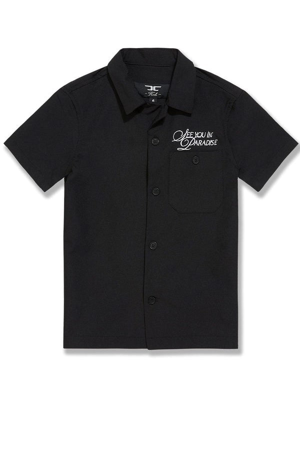 KIDS JORDAN CRAIG OAKLAND MECHANIC S/S SHIRT (BLACK)