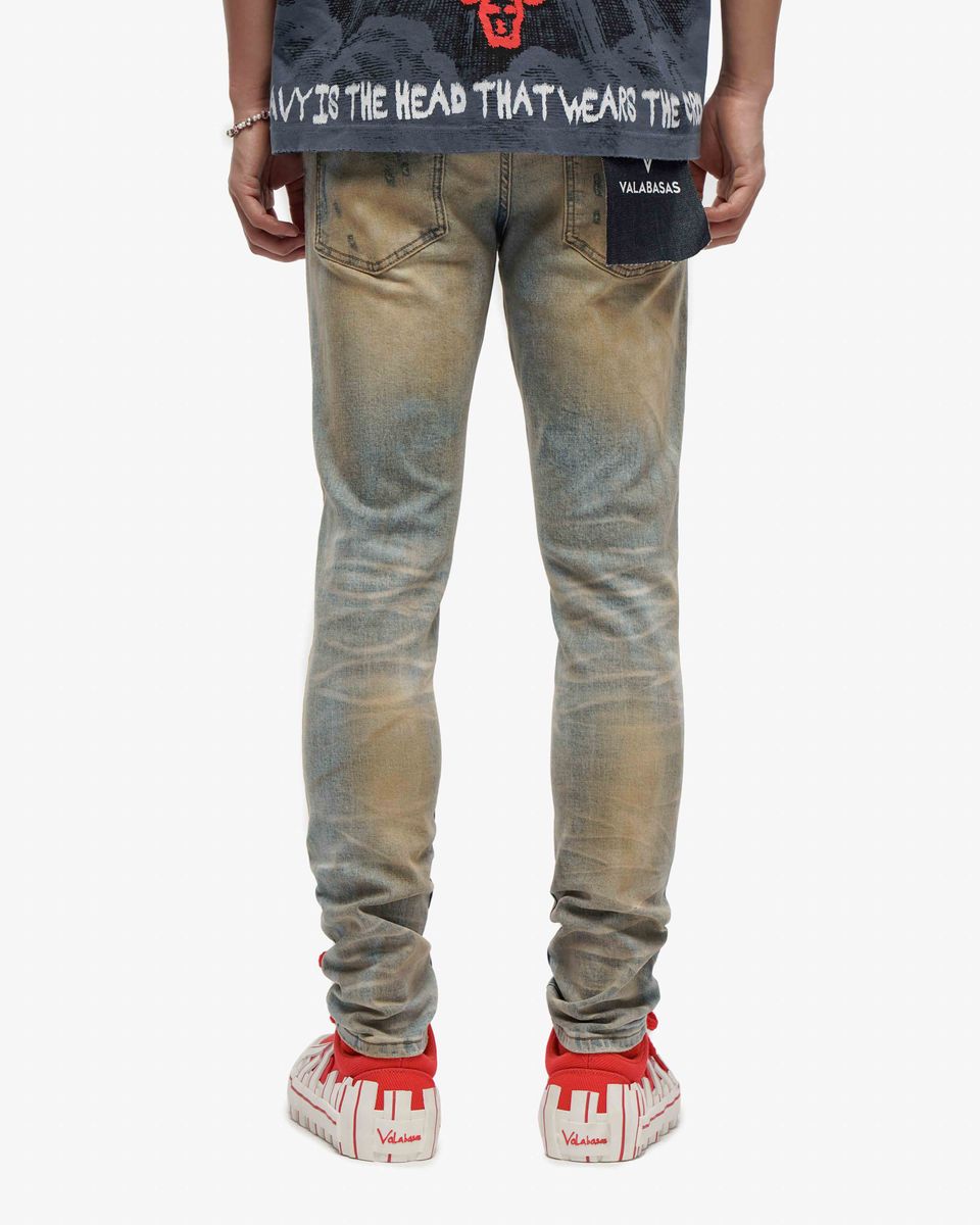 MENS VALABASAS VALTHORNE SKINNY JEAN (DIRTY BLUE)