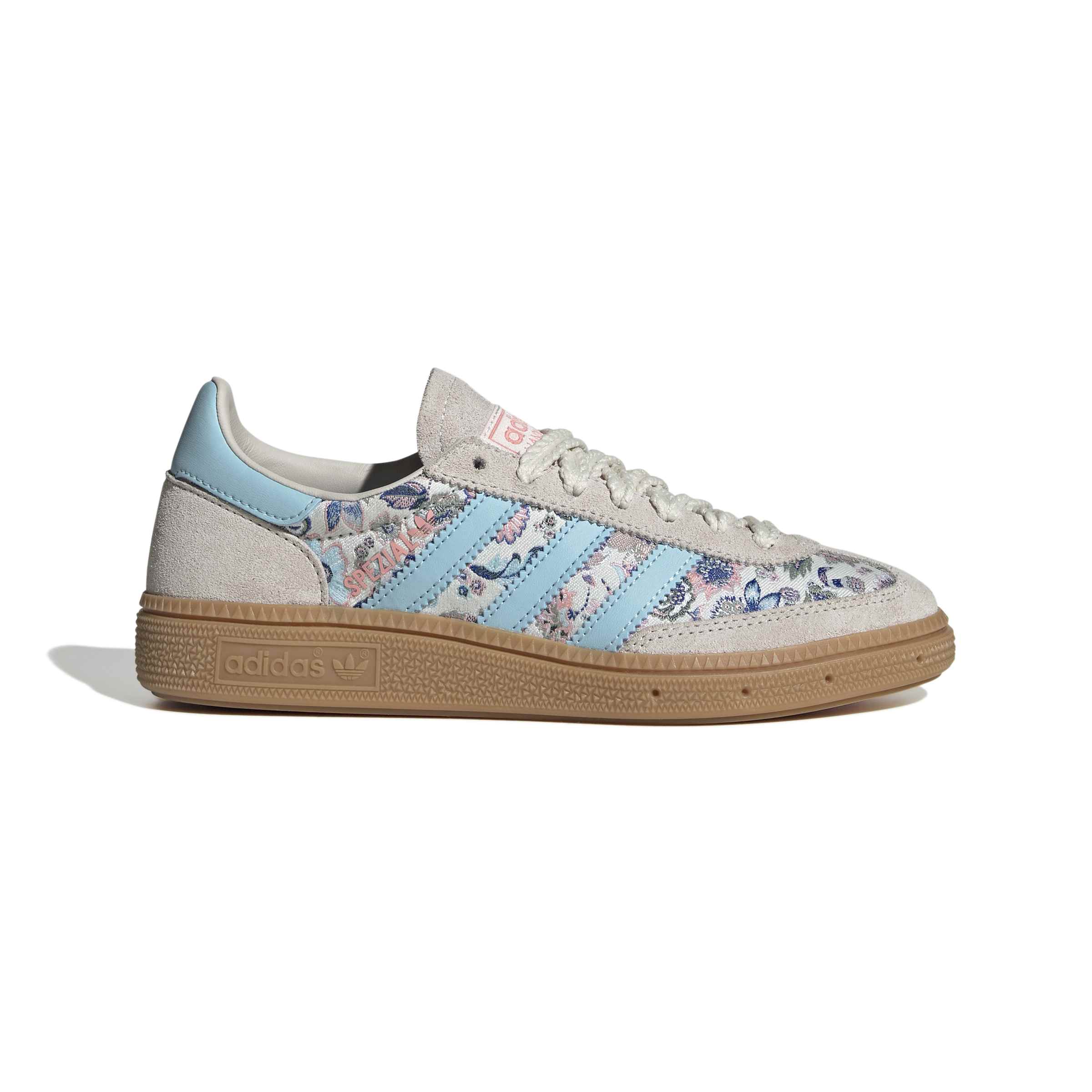 KIDS ADIDAS X LIBERTY LONDON HANDBALL SPEZIAL J (OFF WHITE/ICE BLUE)