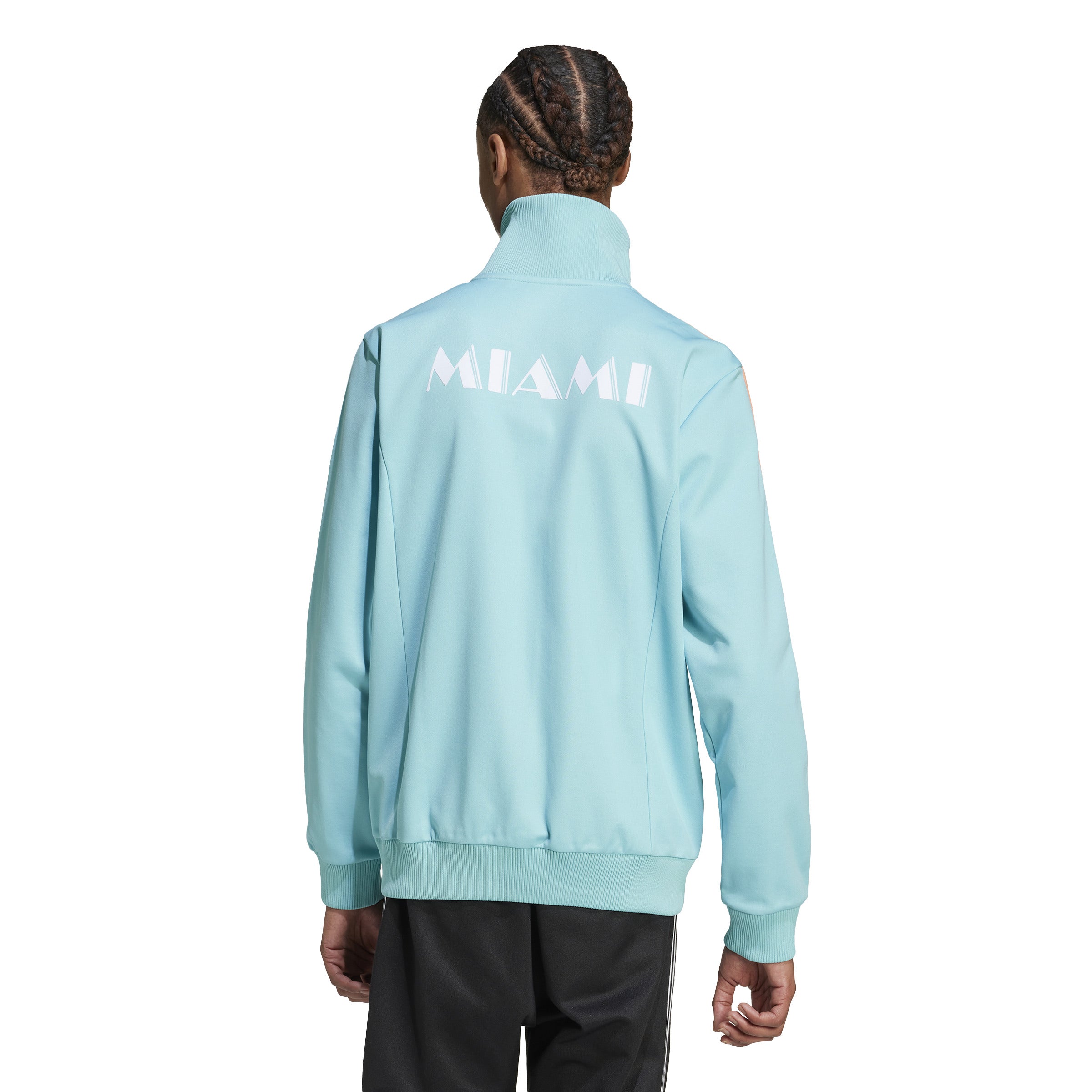 MEN'S ADIDAS INTER MIAMI CF ADIDAS BECKENBAUER TRACK TOP (EASY MINT)