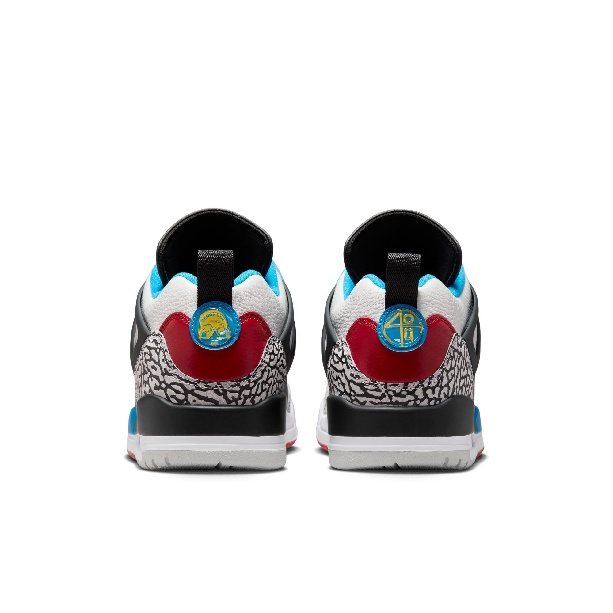 MENS JORDAN SPIZIKE LOW SE (NEUTRAL GREY/VARSITY MAIZE/SURF BLUE)