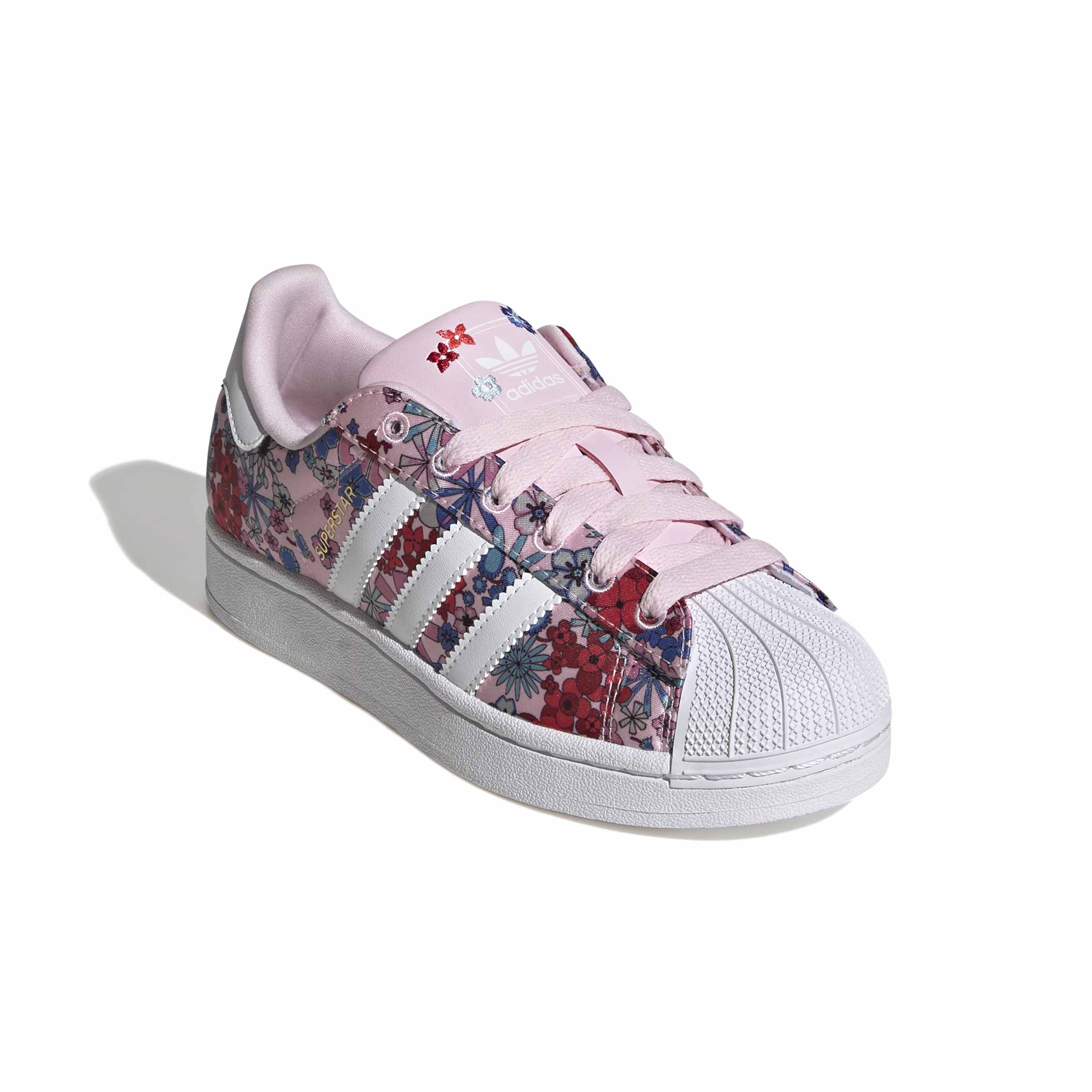 KIDS ADIDAS LIBERTY LONDON SUPERSTAR II J (CLEAR PINK / CLOUD WHITE / LIGHT PINK)