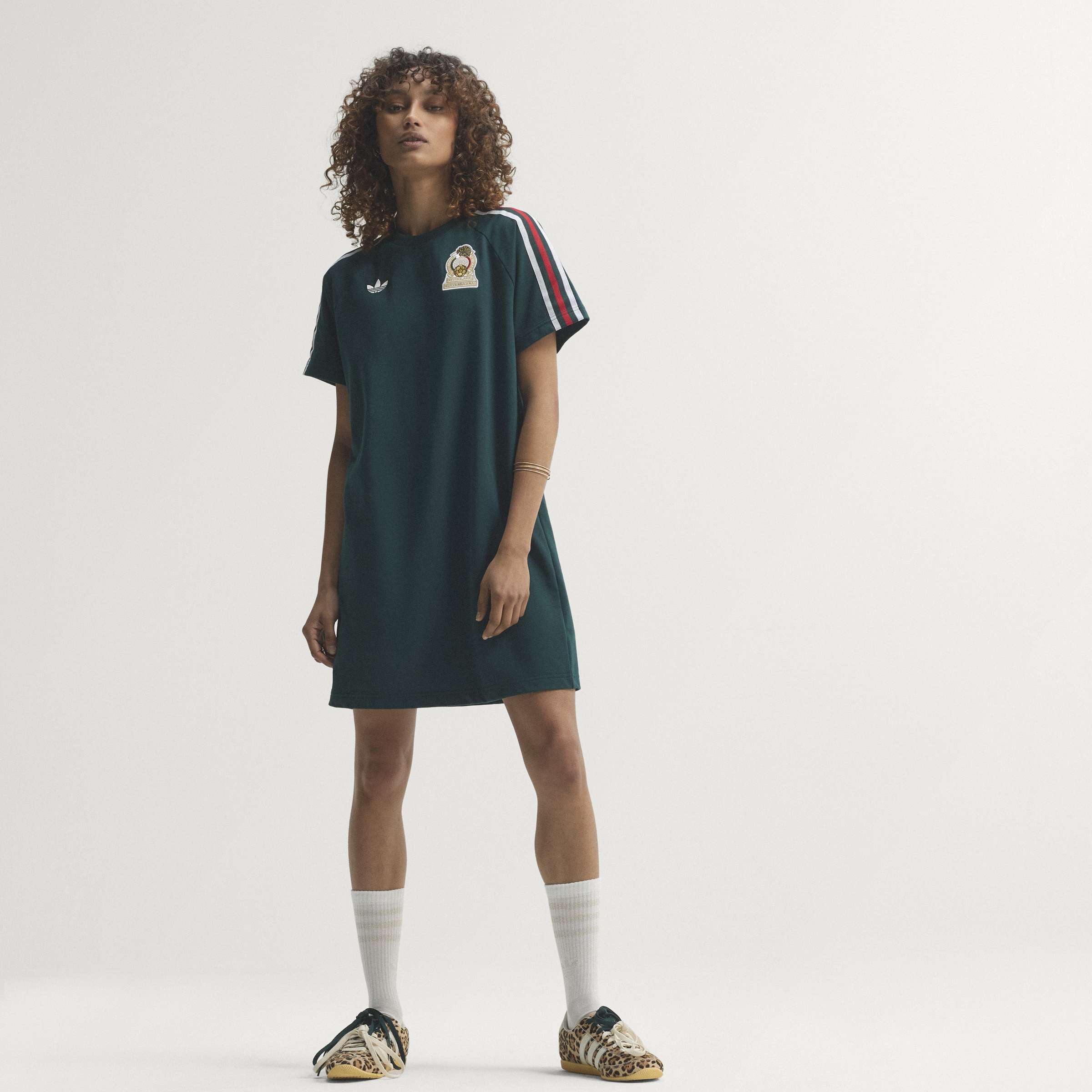 WOMENS ADIDAS MEXICO ORIGINALS DRESS (AURORA IVY)