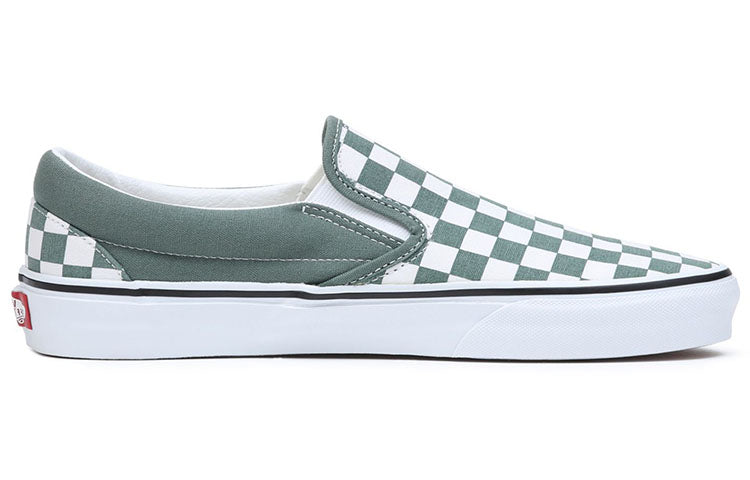 Vans Classic Slip-On Color Theory Checkerboard (Green)