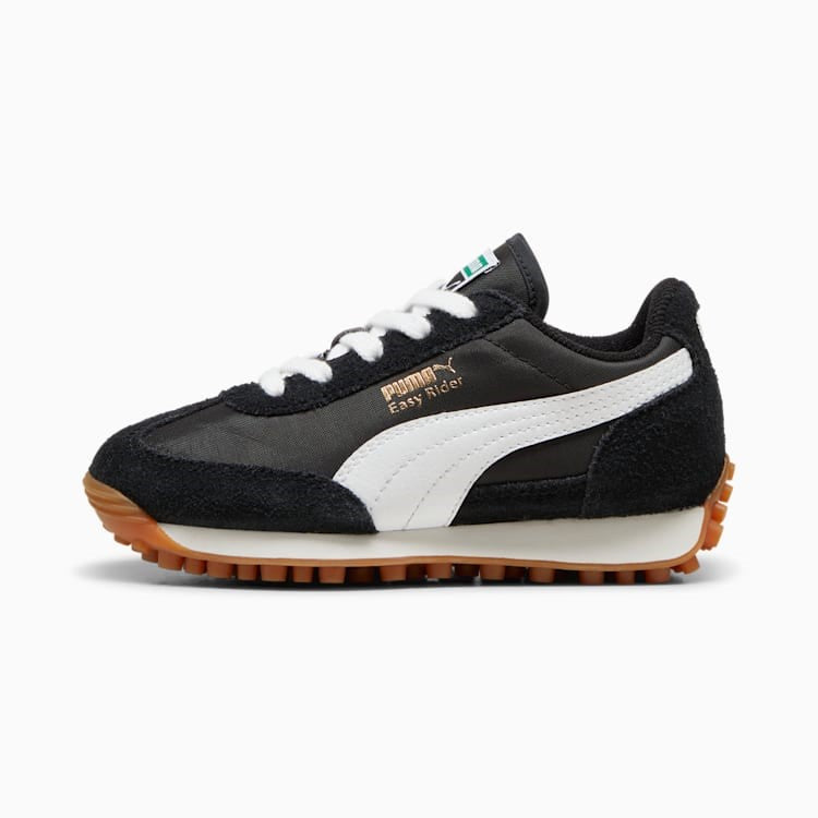 KIDS PUMA EASY RIDER VINTAGE PS (BLACK/WHITE)