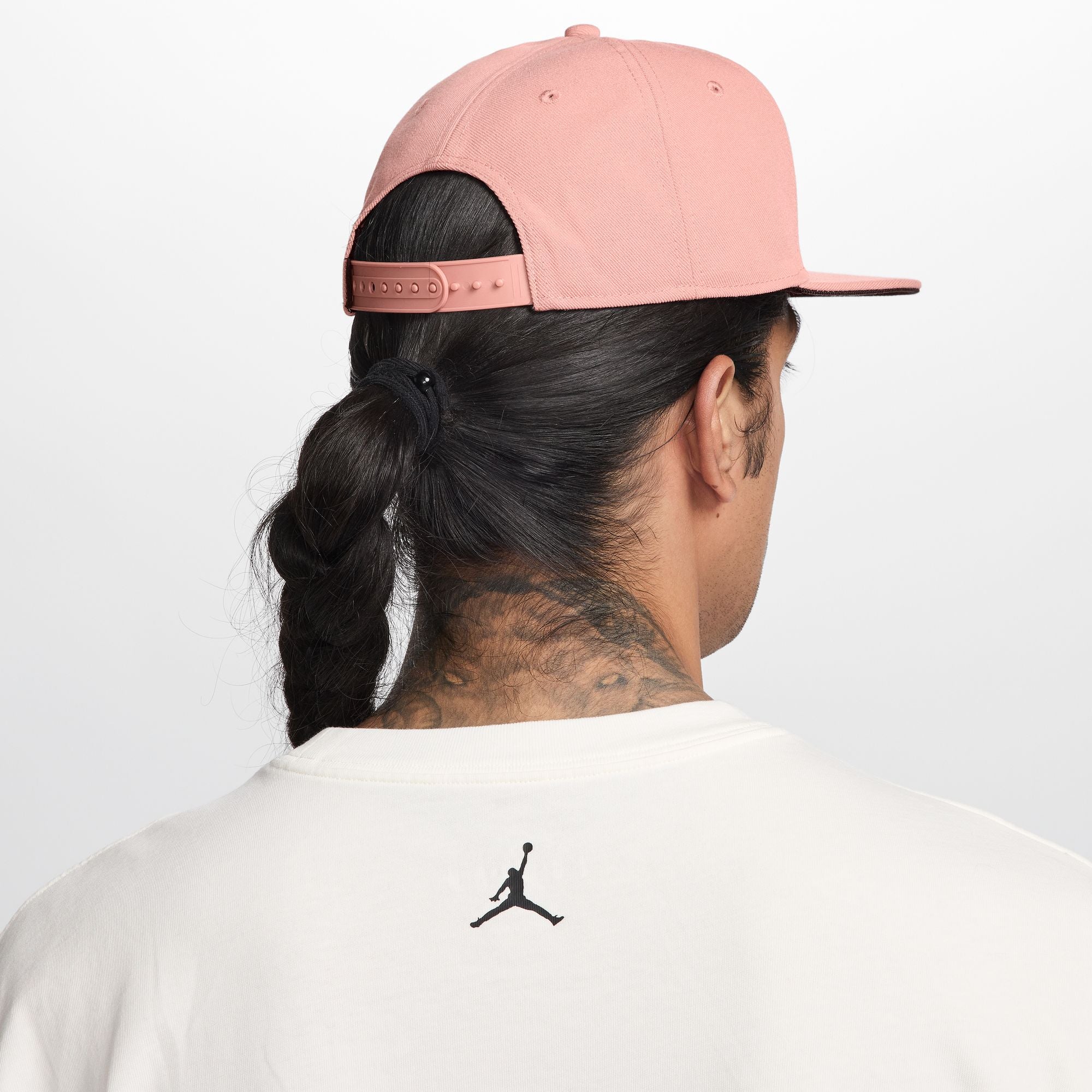 JORDAN JUMPMAN PRO SNAPBACK (RUST PINK/BLACK)