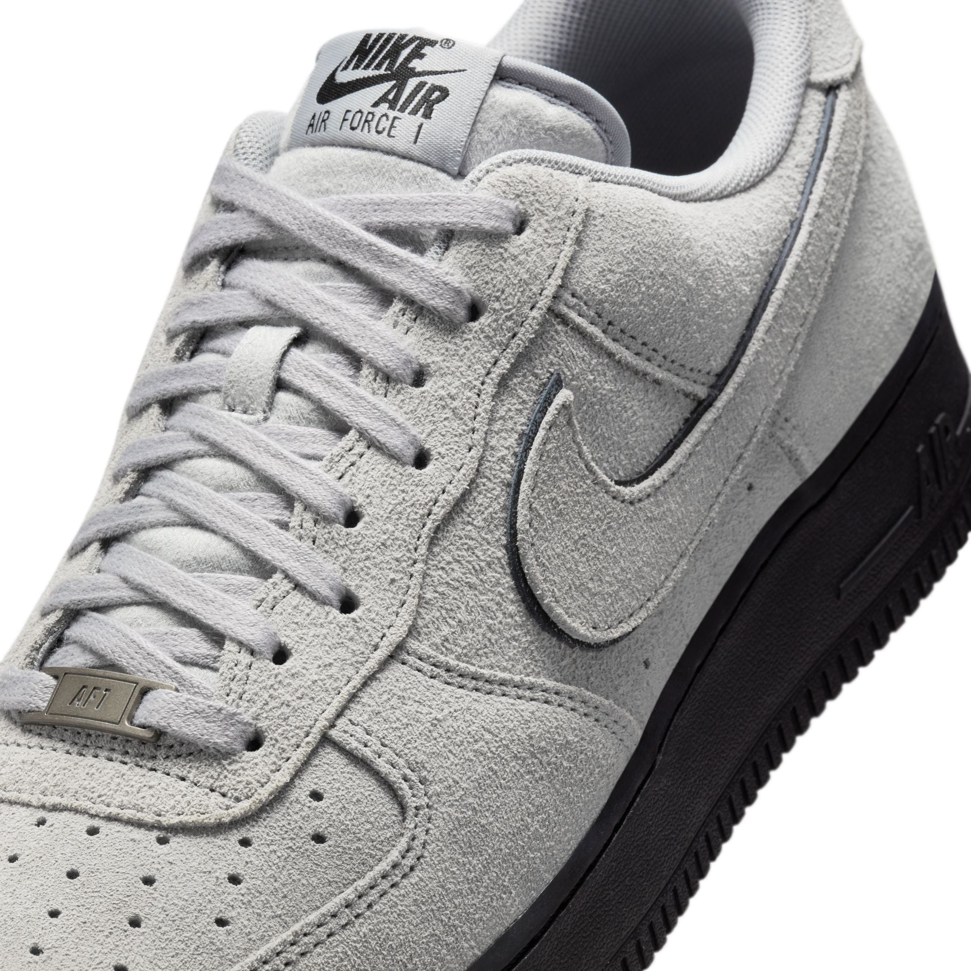 MENS NIKE AIR FORCE 1 '07 LV8 (LT SMOKE GREY/BLACK)