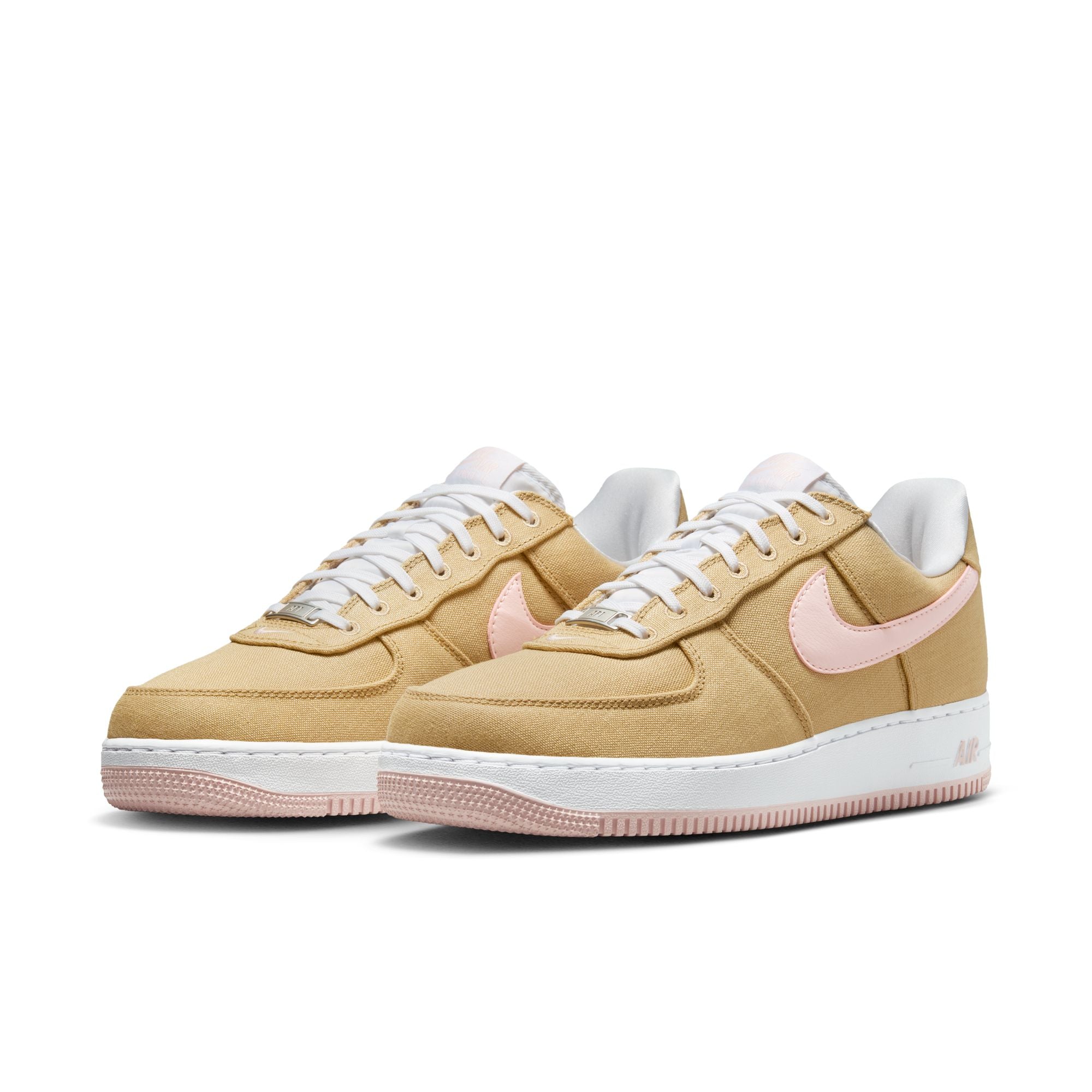 MENS NIKE AIR FORCE 1 RETRO LOW QS (LINEN LINEN)