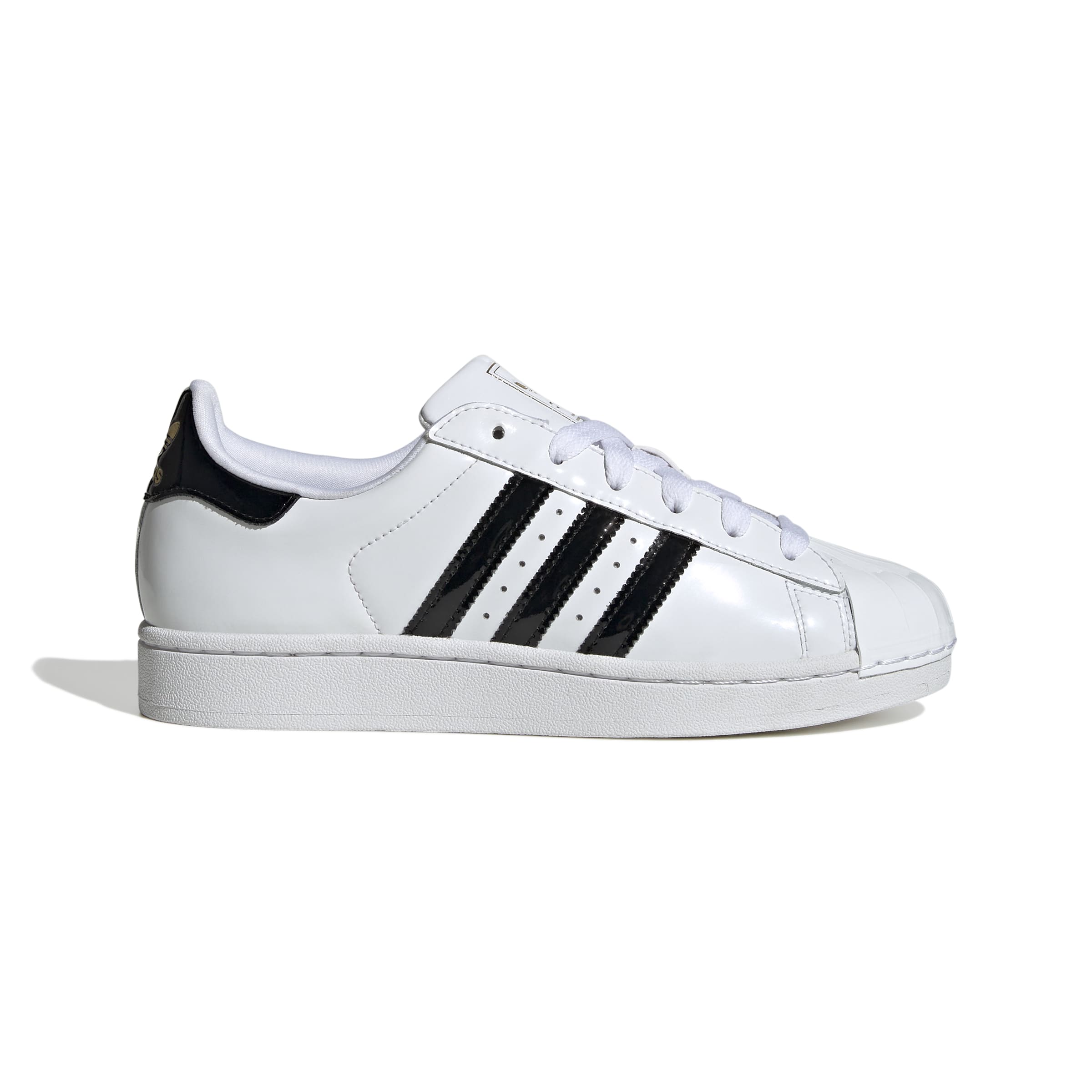 WOMENS ADIDAS SUPERSTAR II (CLOUD WHITE / CORE BLACK / GOLD METALLIC)