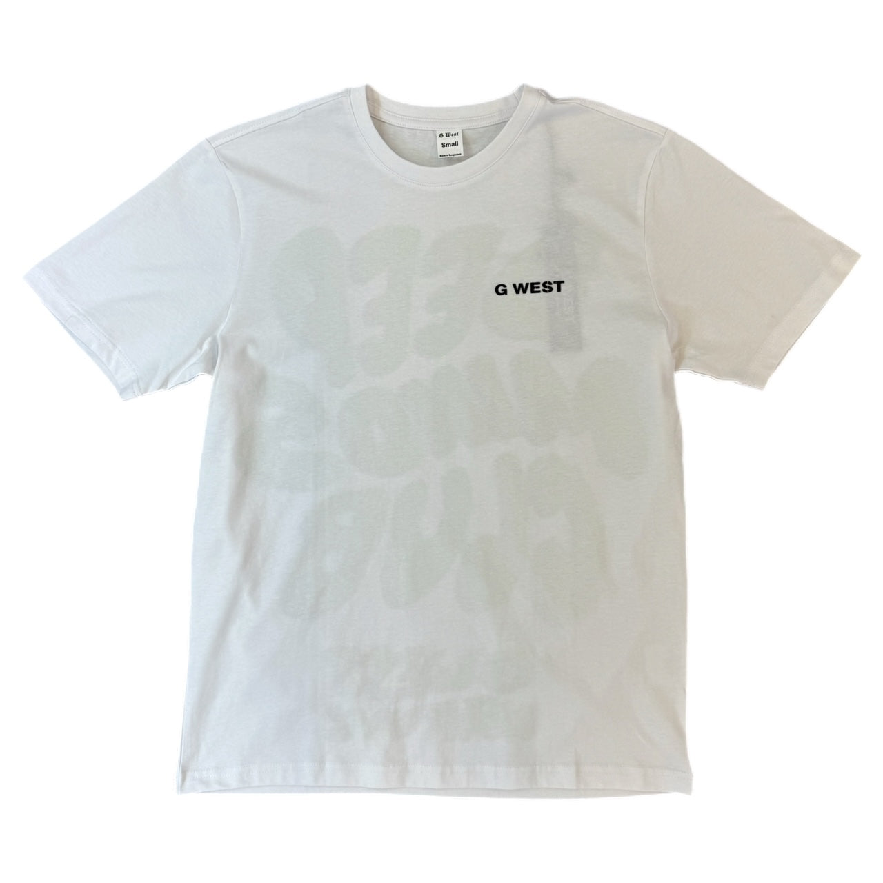 MENS G WEST DEEP MINDS CLUB T-SHIRT (WHITE/GREEN)