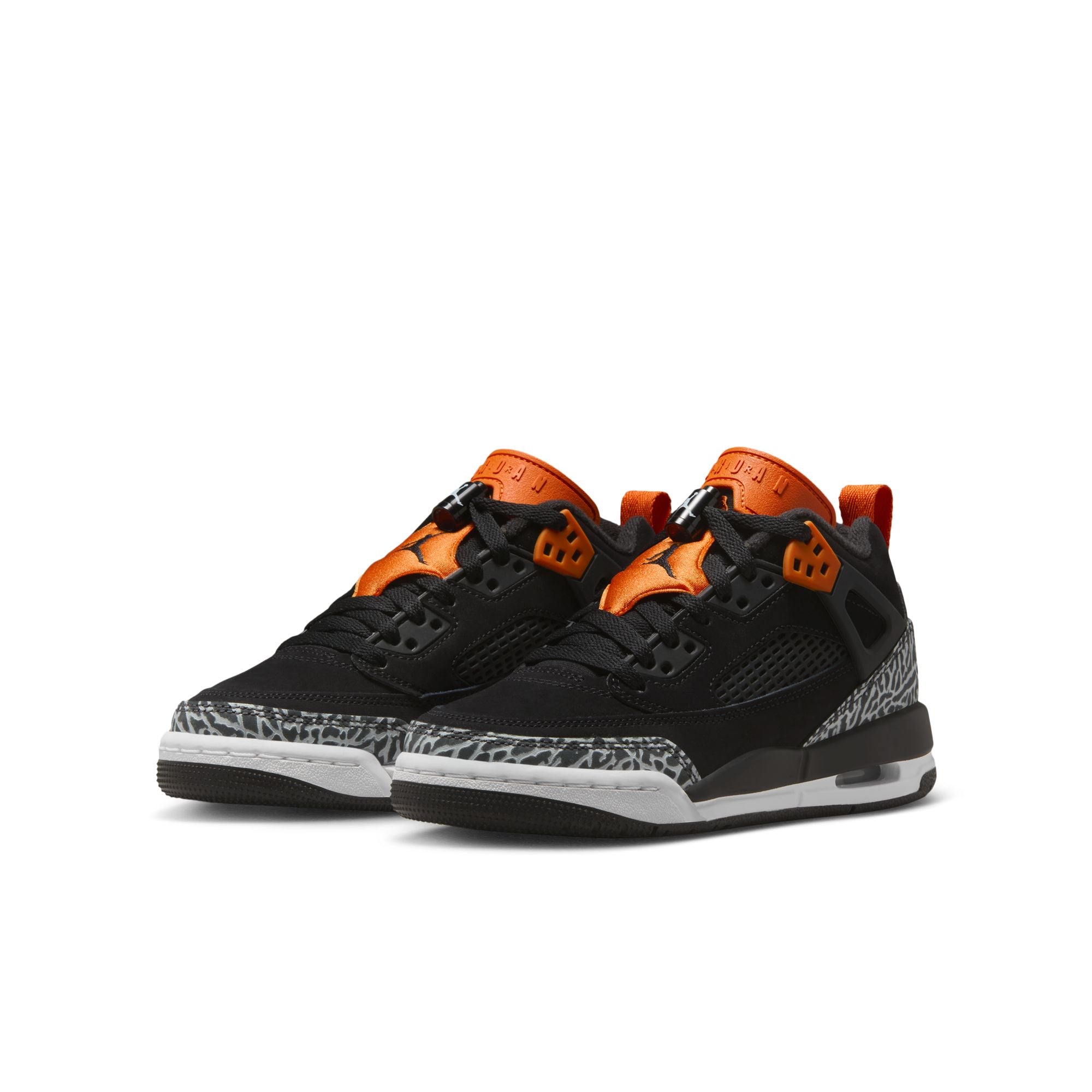 KIDS JORDAN SPIZIKE LOW GS (BLACK/STARFISH/WHITE)