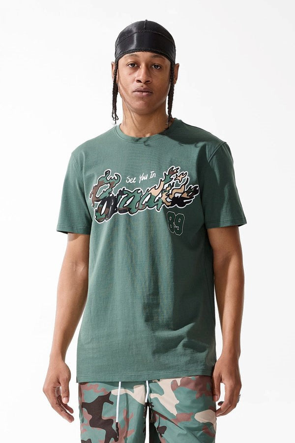 MENS JORDAN CRAIG IBIZA T-SHIRT (VINTAGE CAMO)