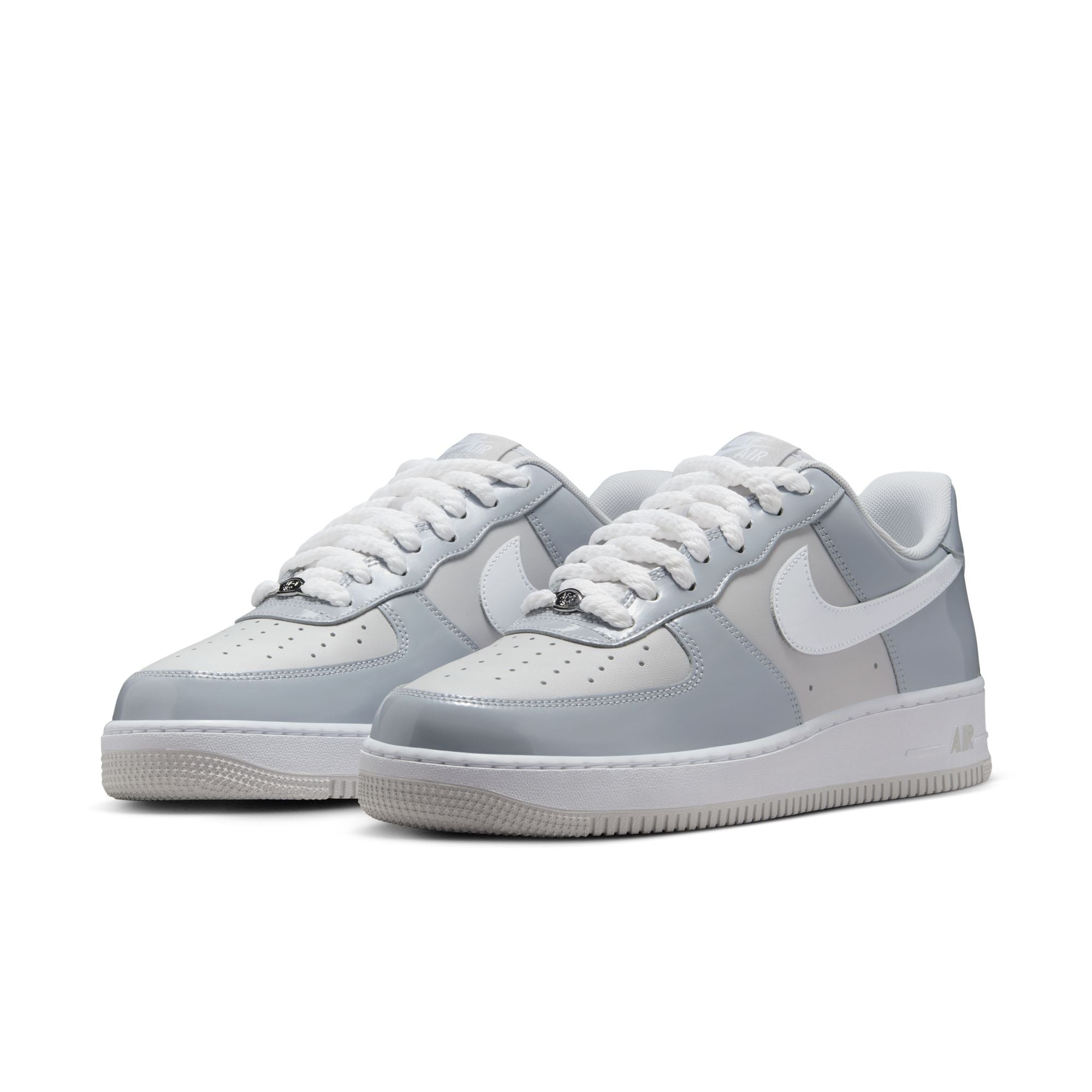 MENS NIKE AIR FORCE 1 '07 LV8 (WOLF GREY/WHITE/VAST GREY)