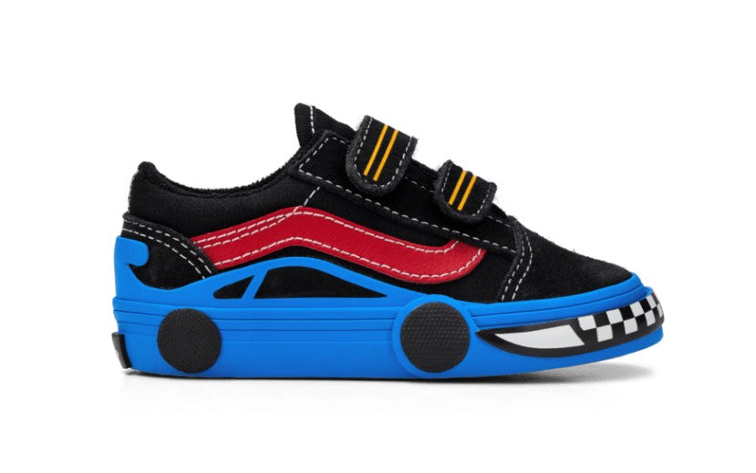 TODDLER VANS OLD SKOOL V CAR (BLACK/BLUE)
