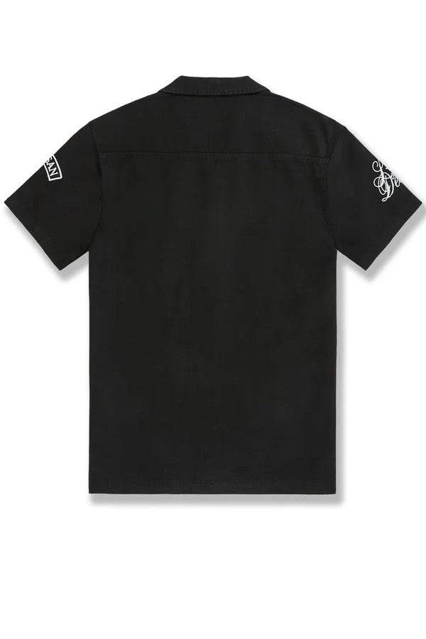 MENS JORDAN CRAIG THE PLUG WORK SHIRT (BLACK)