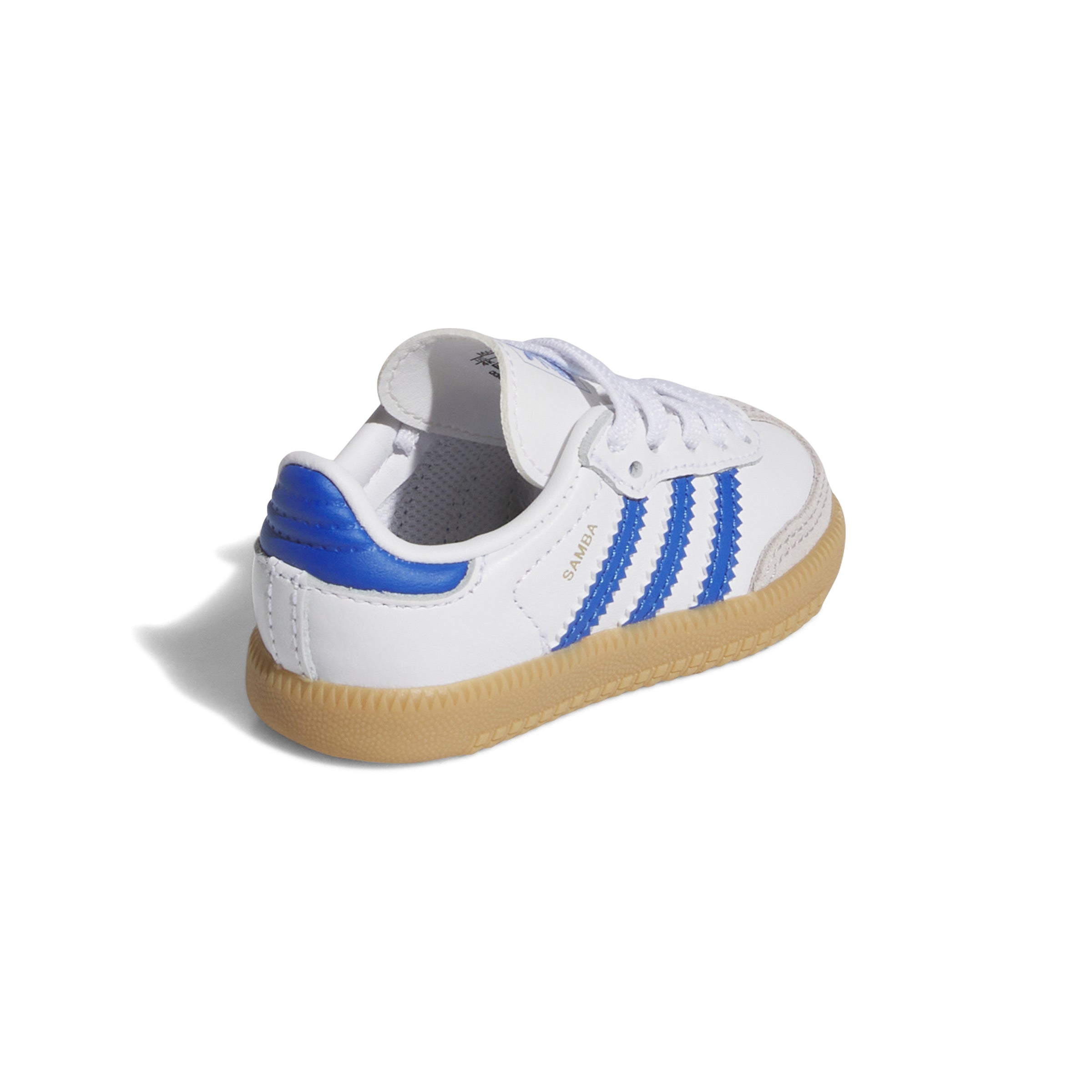 KIDS ADIDAS SAMBA OG EL I (CLOUD WHITE / BLUE / GUM)