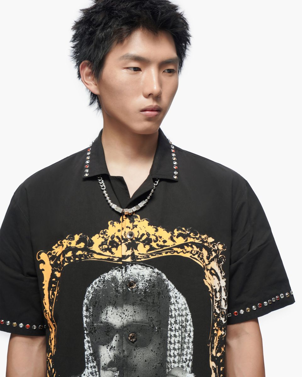 MENS VALABASAS FRAMEWORK SHIRT (BLACK)