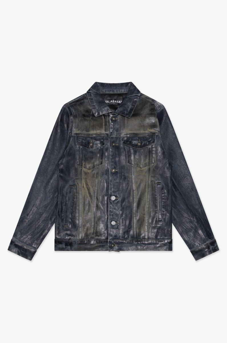 MENS VALABASAS "MR.FLEX" JACKET (DARK VINTAGE WAXED)