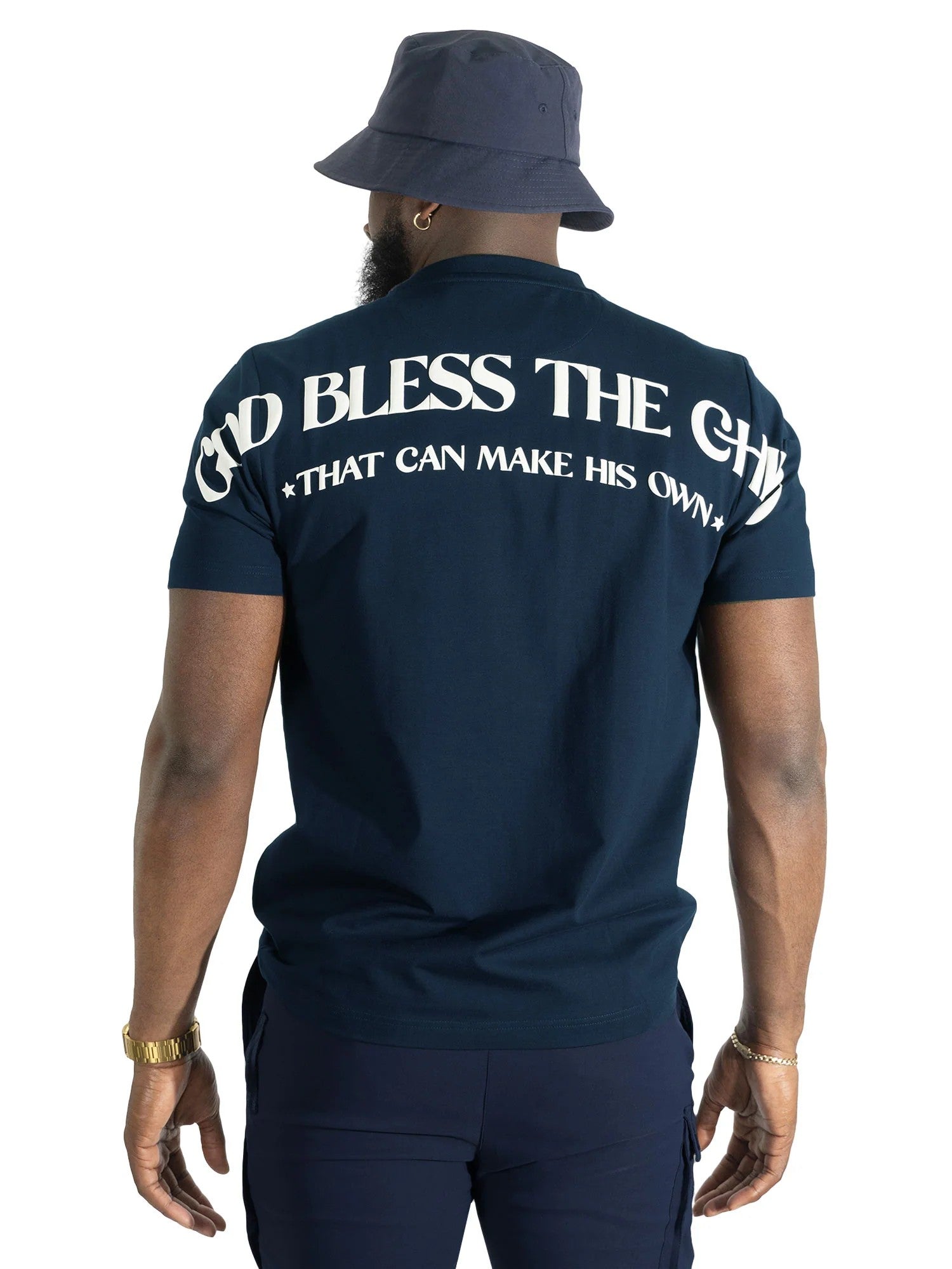 MENS MAKOBI ANGELO SHIRT (NAVY)